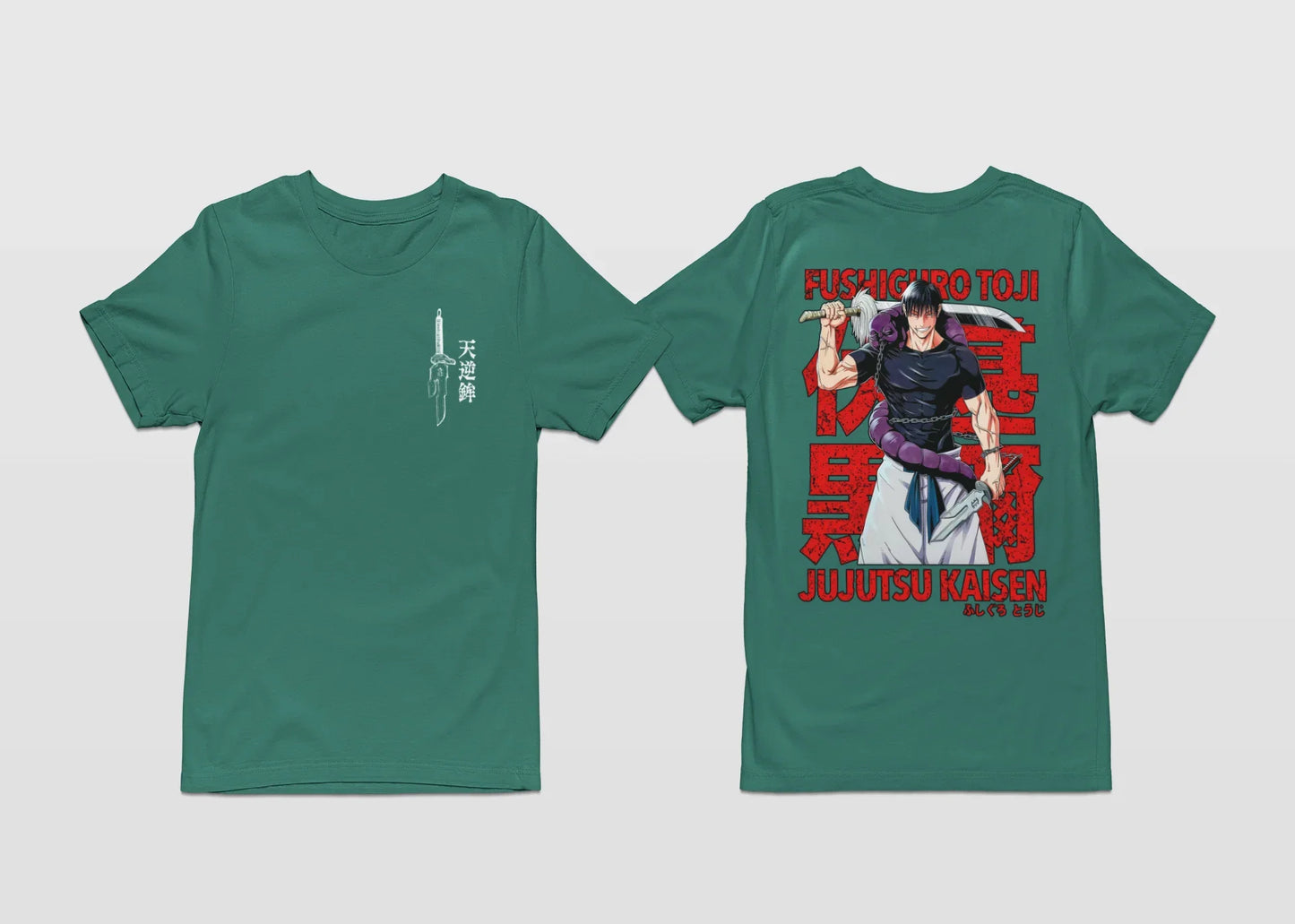 Camiseta Básica Unissex Fushiguro Toji Jujutsu Kaisen