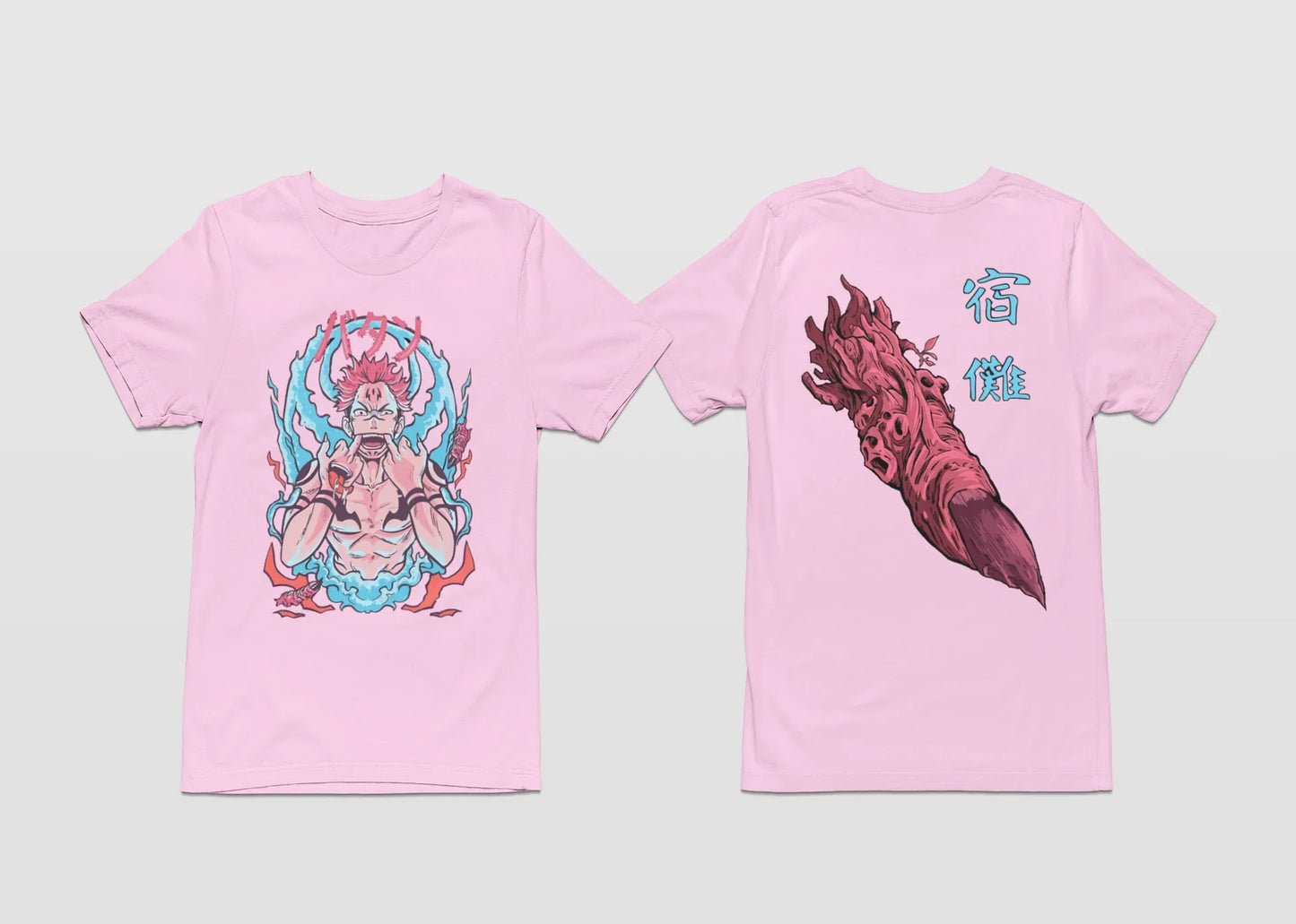 Camiseta Básica Sukuna Finger Jujutsu Kaisen