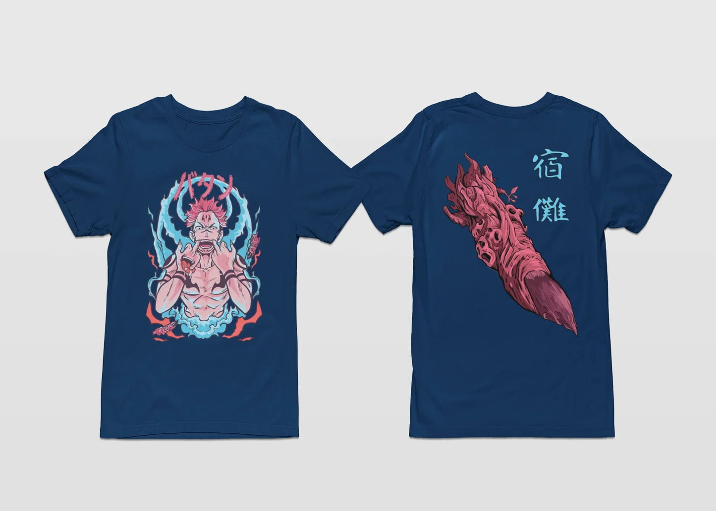 Camiseta Básica Sukuna Finger Jujutsu Kaisen