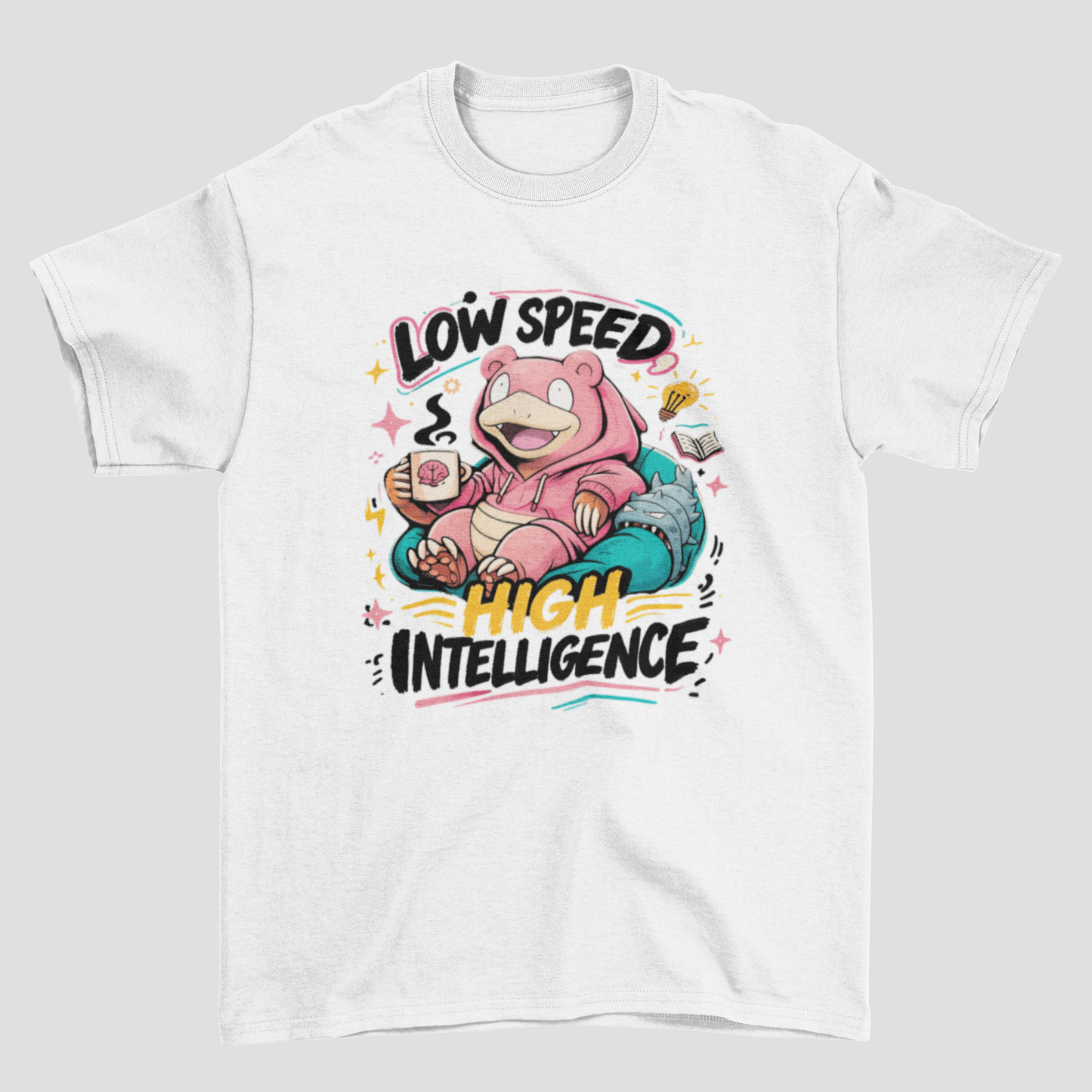 Camiseta Básica Unissex Pokemon Low Speed