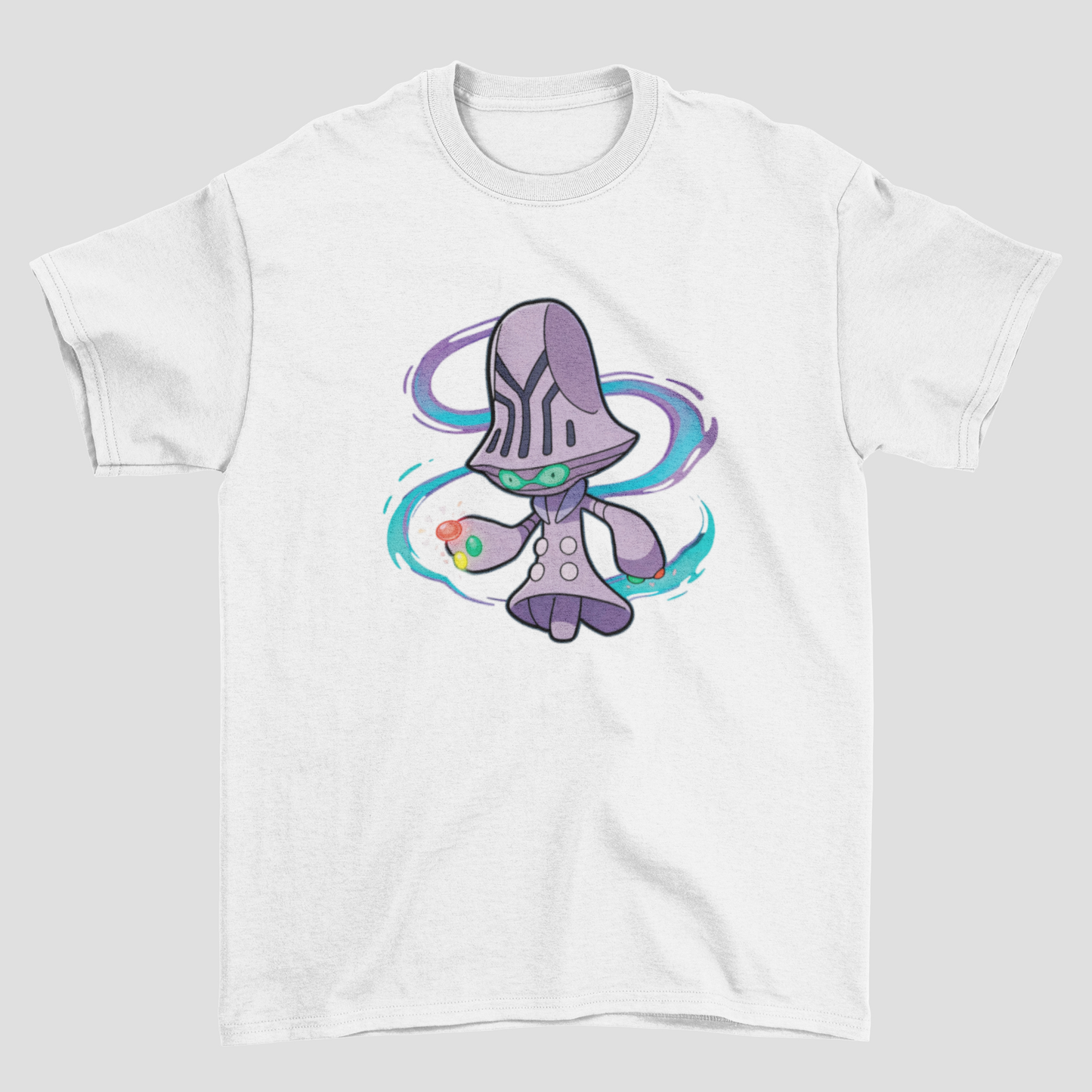 Camiseta Básica Unissex Pokemon Beheeyem Light