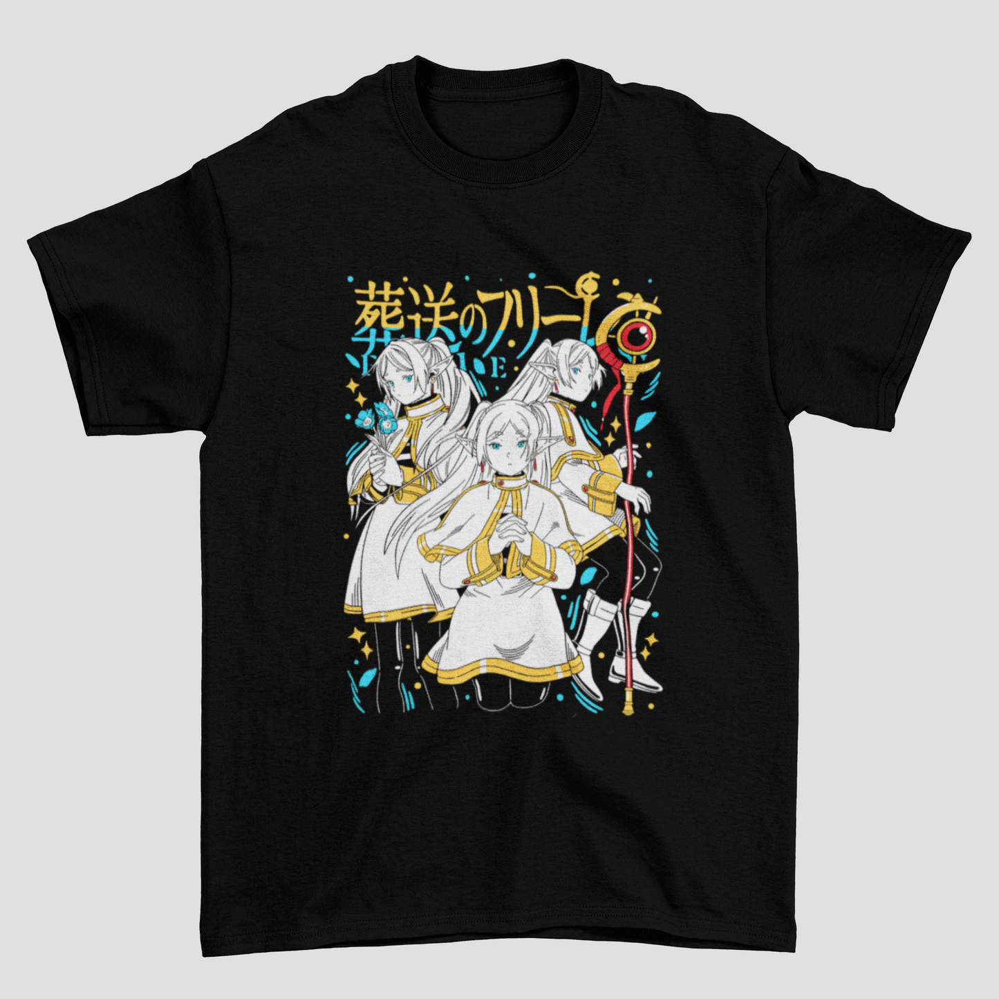 Camiseta Básica Unissex Frieren ELF