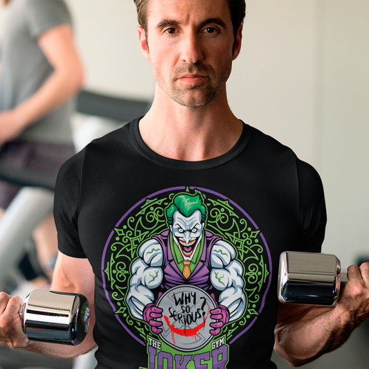 Camiseta Básica Why so Serious Joker Gym
