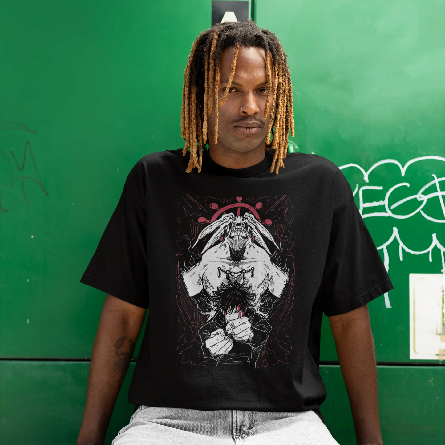 Camiseta Básica Unissex Jujutsu Kaisen Maho Act