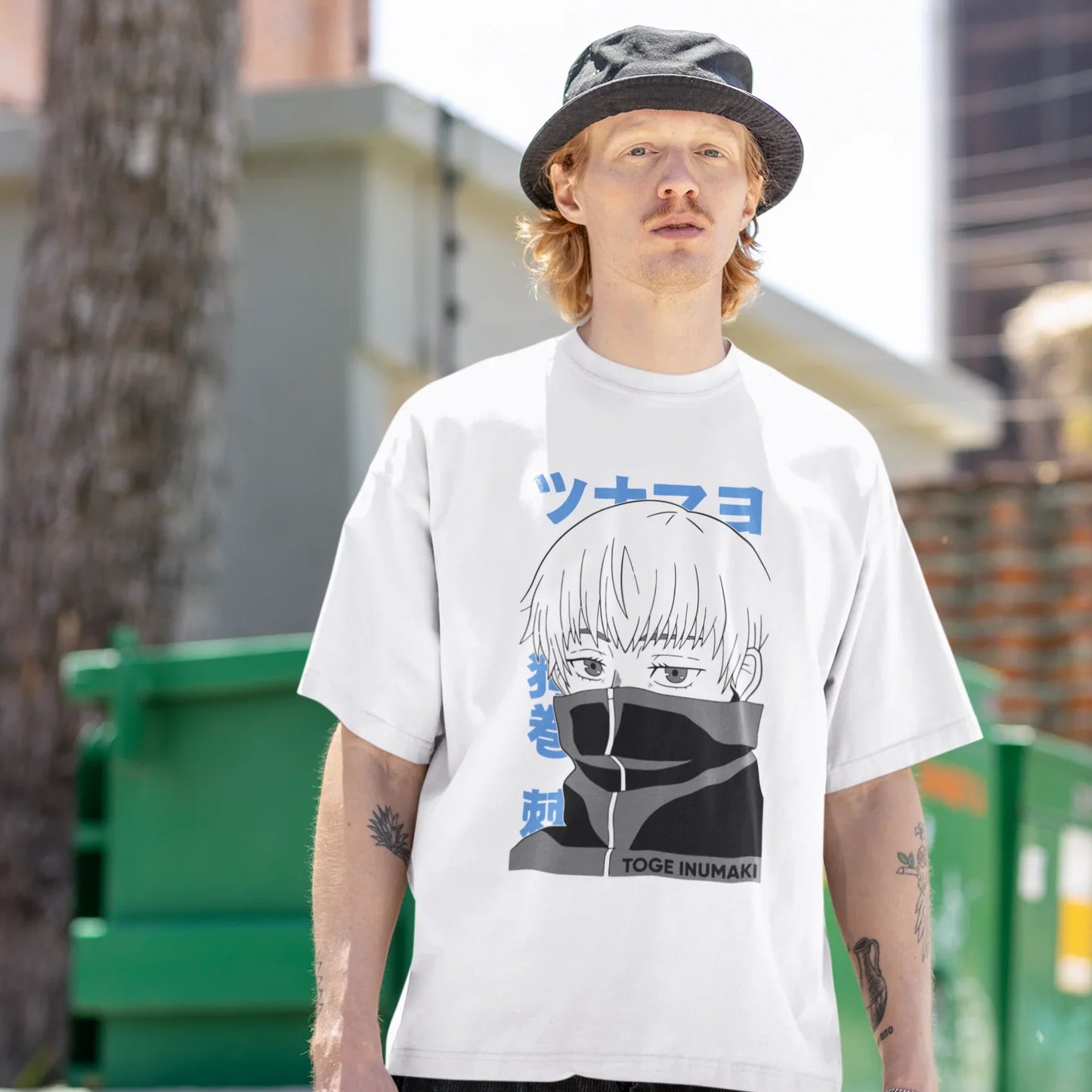 Camiseta Básica Jujutsu Kaisen Toge Inumaki
