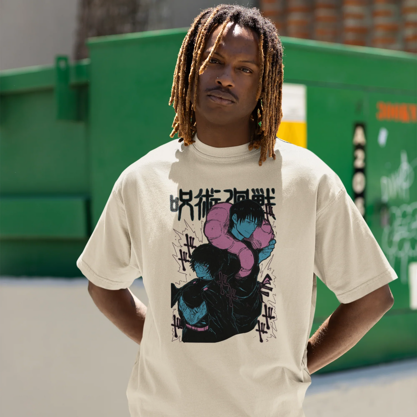 Camiseta Básica Unissex Jujutsu Kaisen Toji Maki