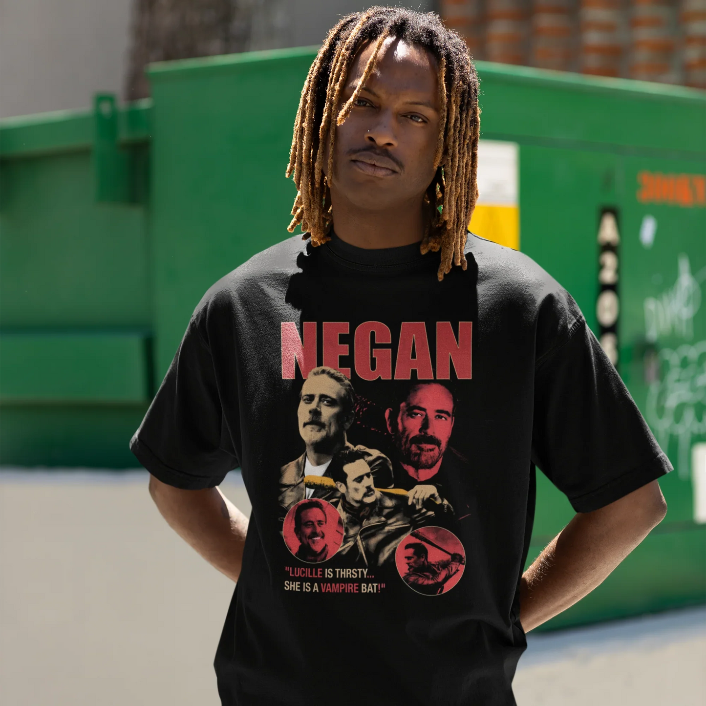 Camiseta Básica Unissex The Walking Dead Negan