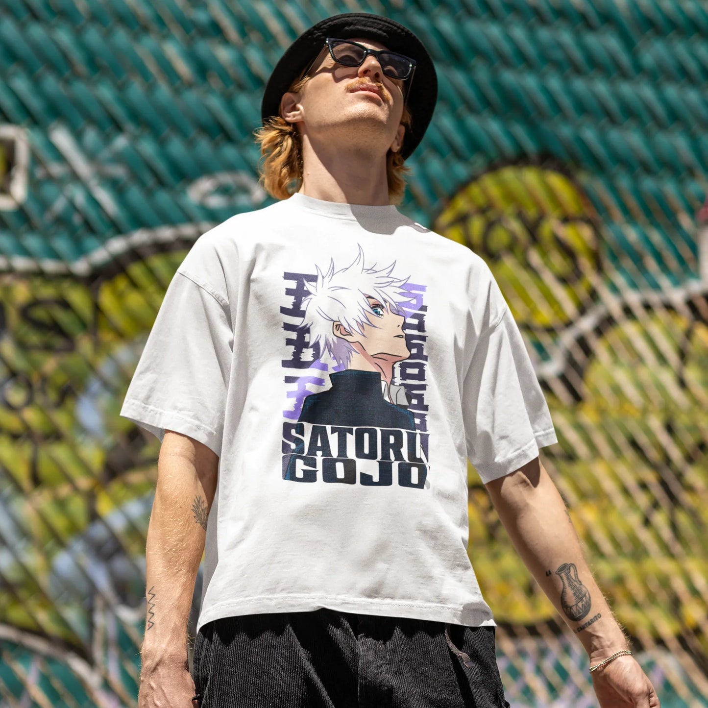 Camiseta Básica Unissex Jujutsu Kaisen Gojo