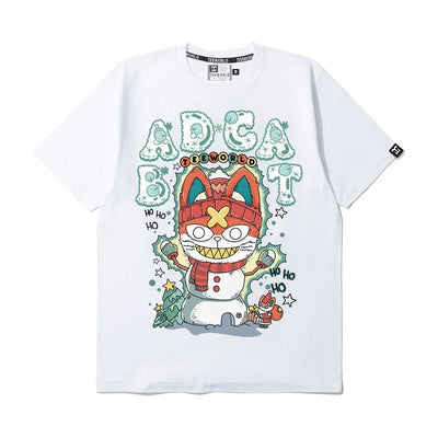 Camiseta Básica Unissex Natal Bad Cat Thee World