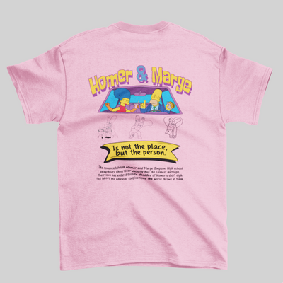 Camiseta Básica Unissex Homer & Marge