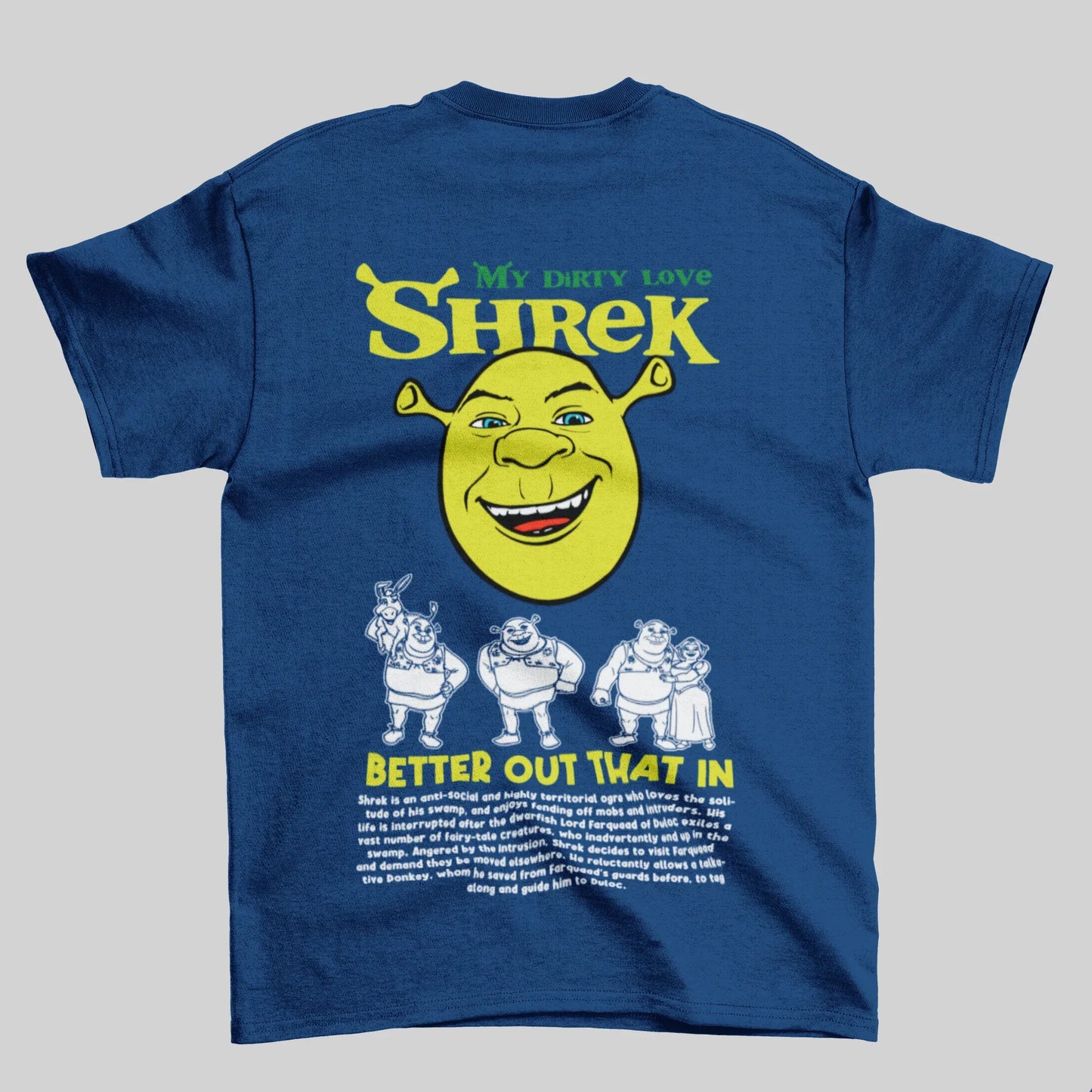 Camiseta Básica Unissex Shrek My Dirty Love