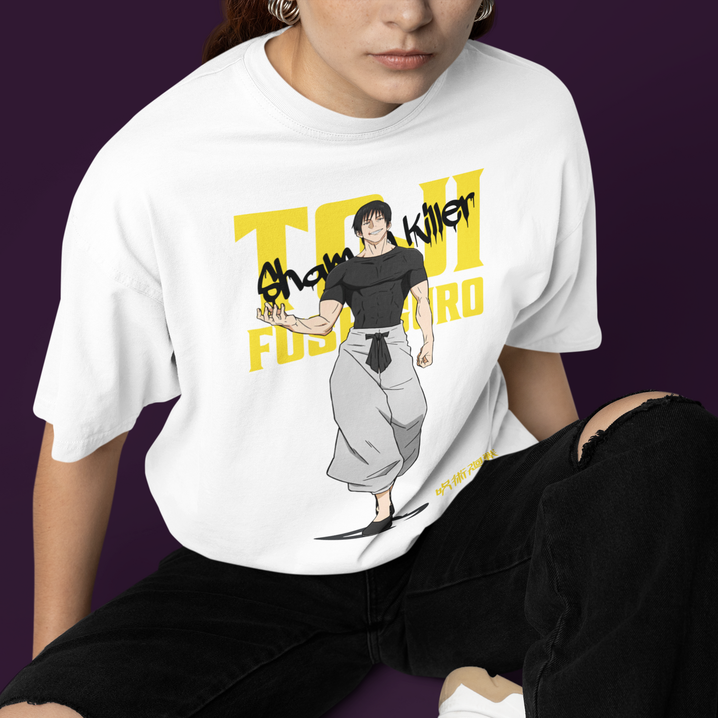 Camiseta Básica Unissex Jujutsu Kaisen Toji