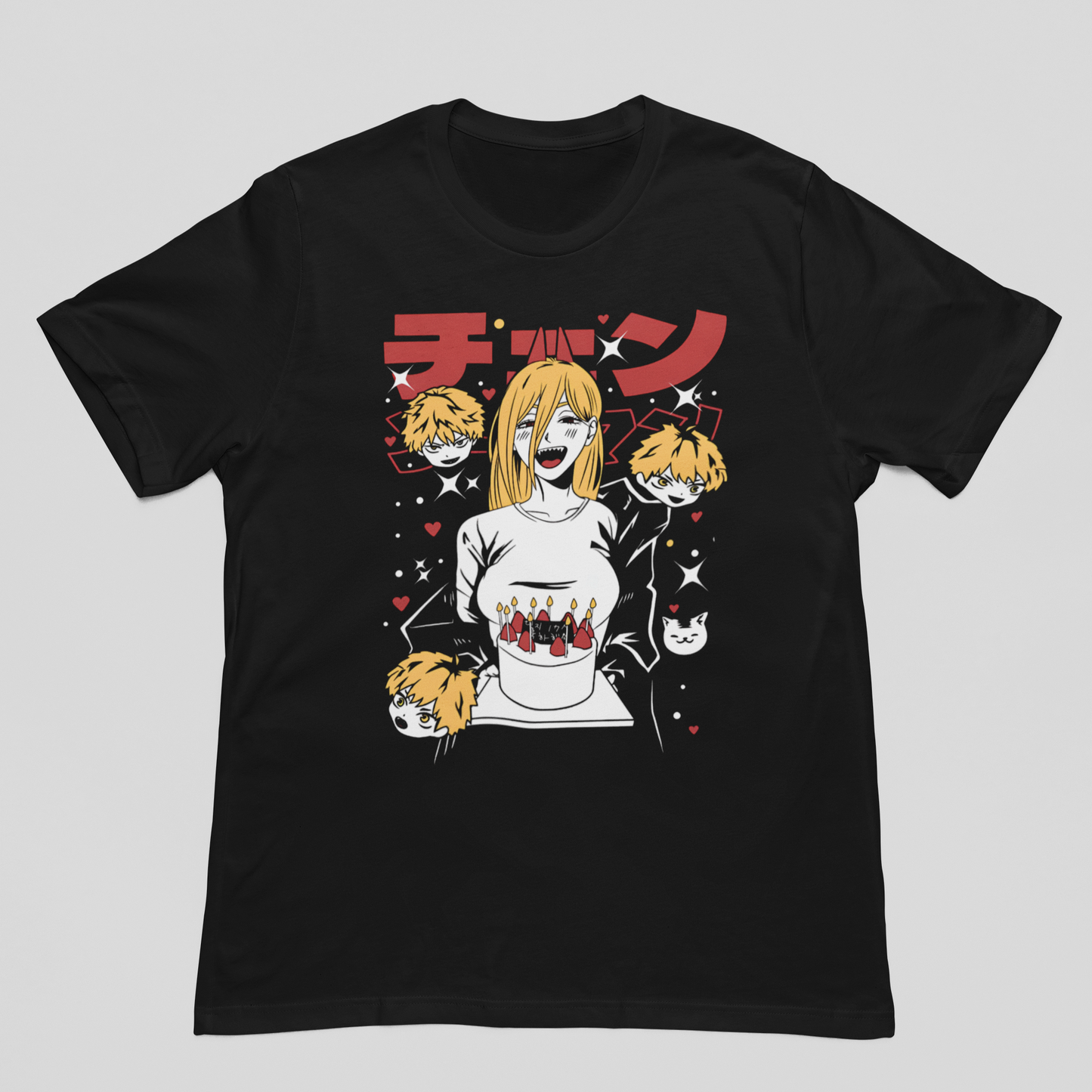 Camiseta Básica Unissex Chainsaw Man Denji's Birthday