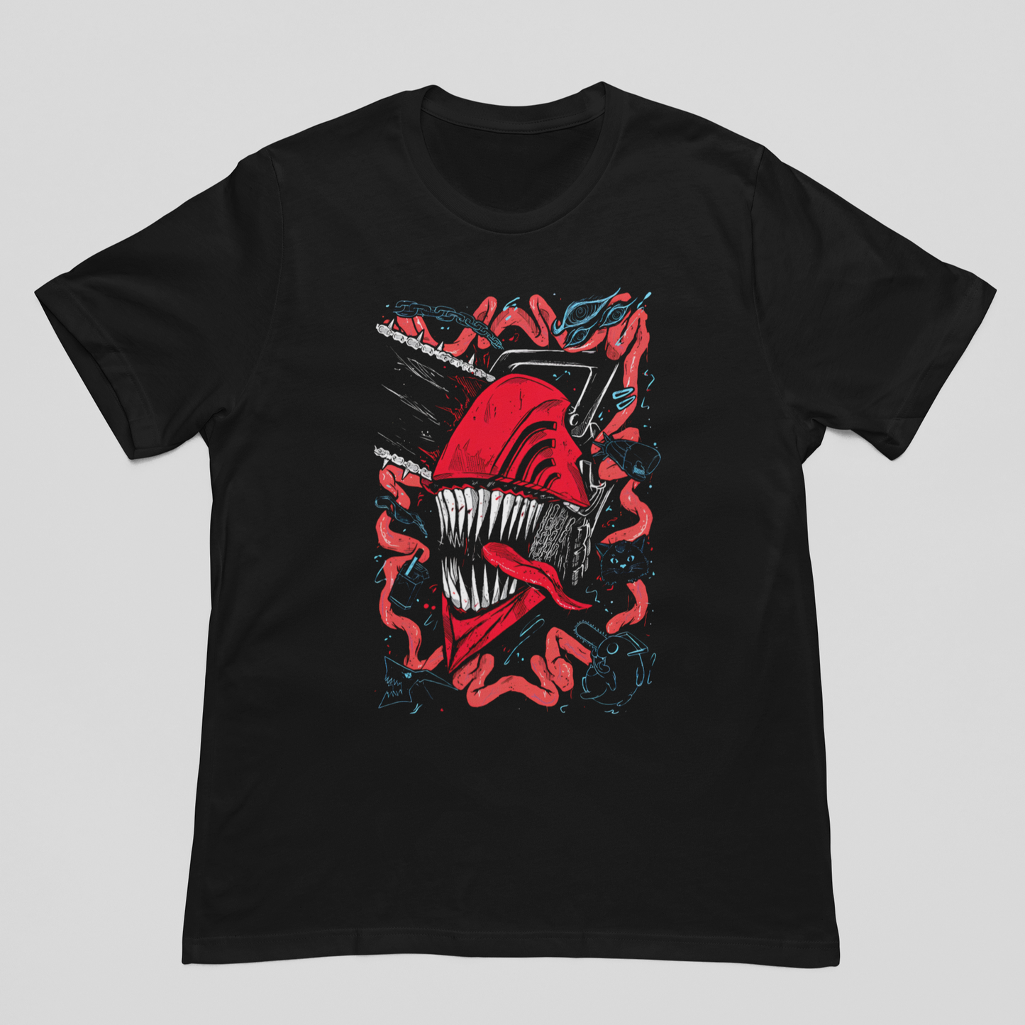 Camiseta Básica Unissex Chainsaw Man V29