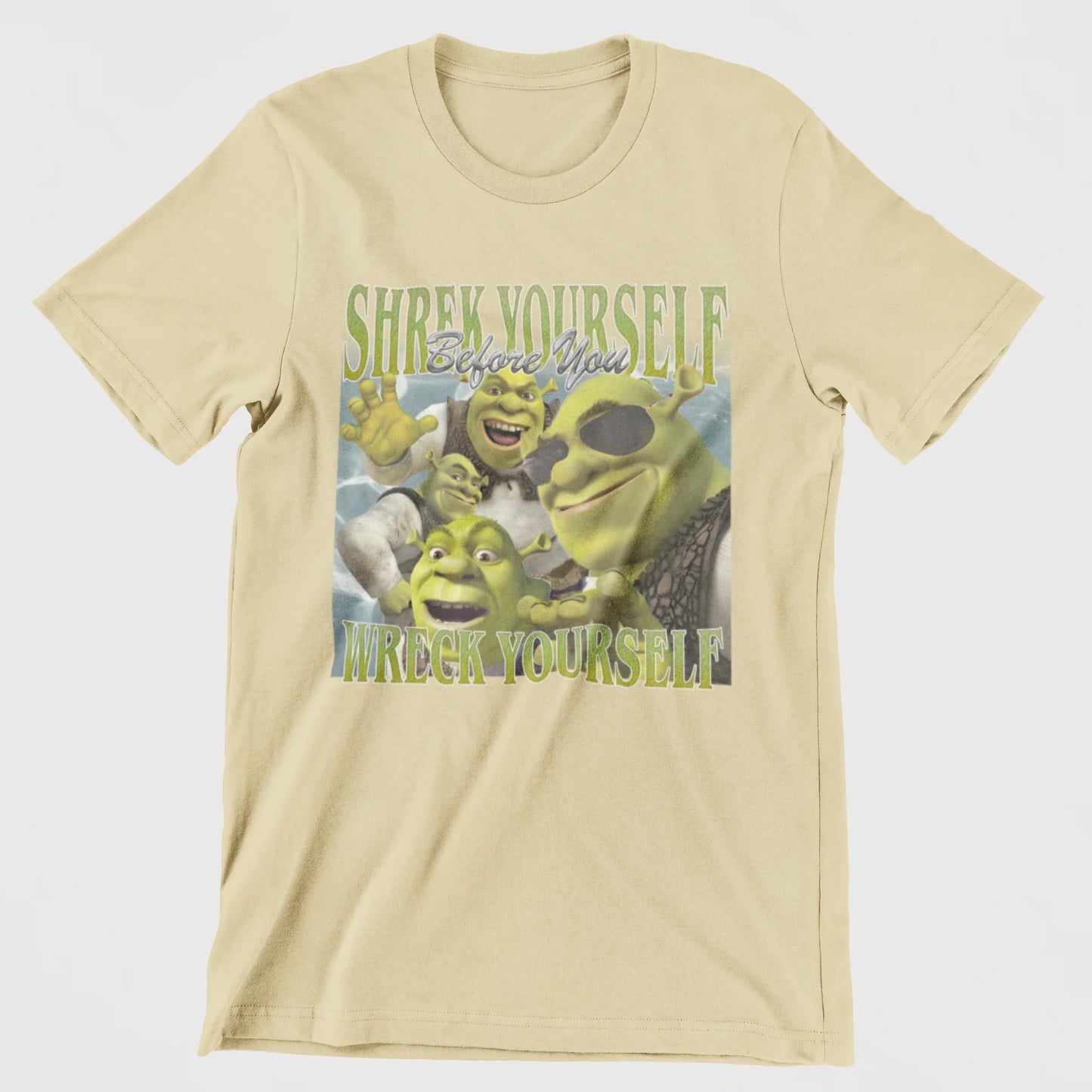 Camiseta Básica Shrek Yourself Pérola