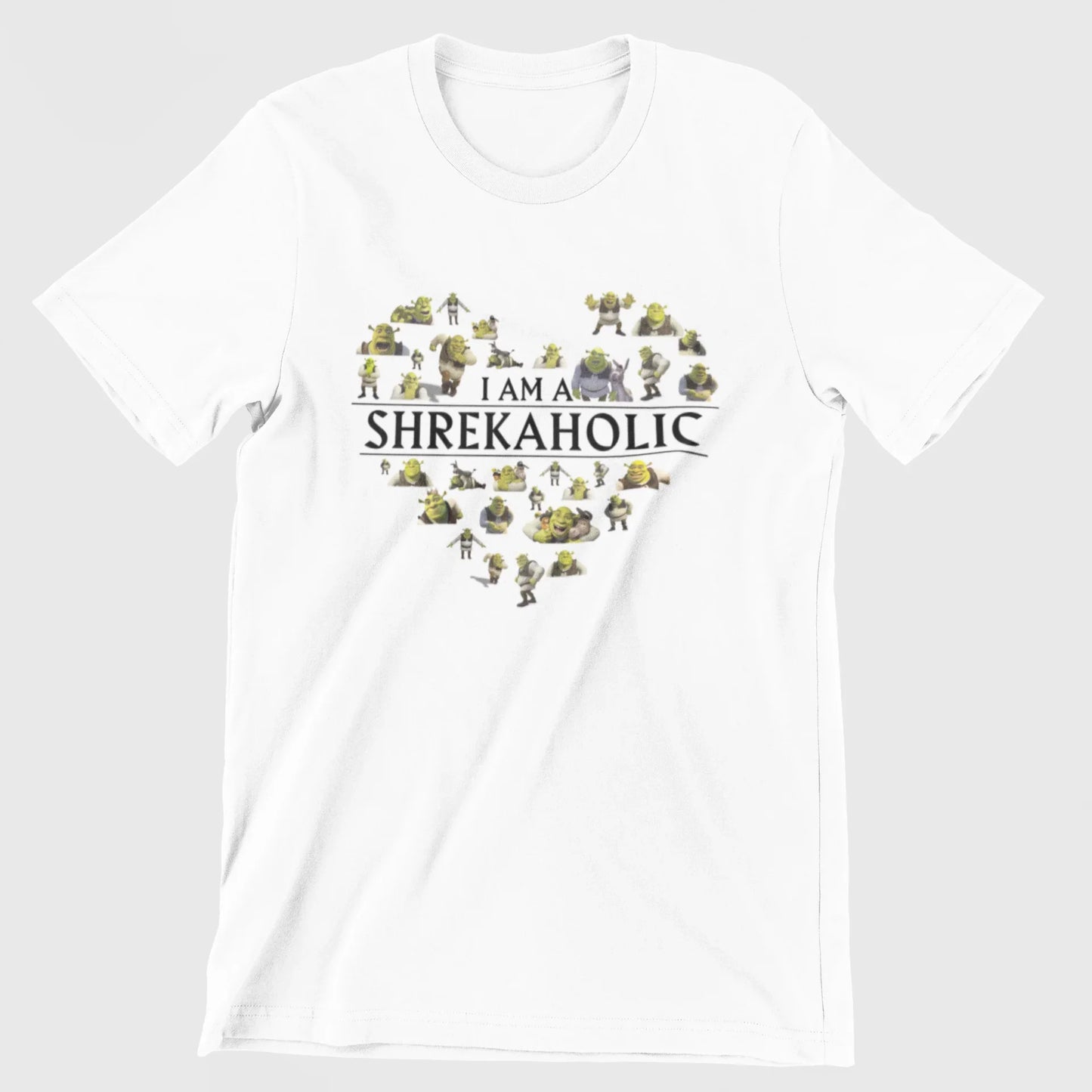 Camiseta Básica Shrekaholic Branco