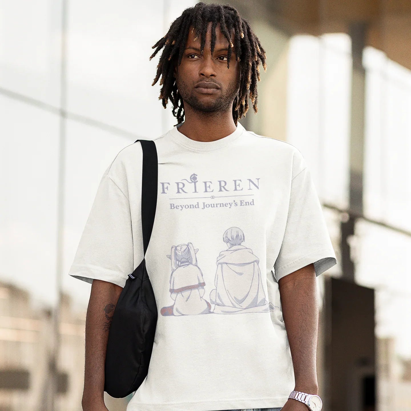 Camiseta Básica Unissex Frieren Beyond Journey's End – geekroyal