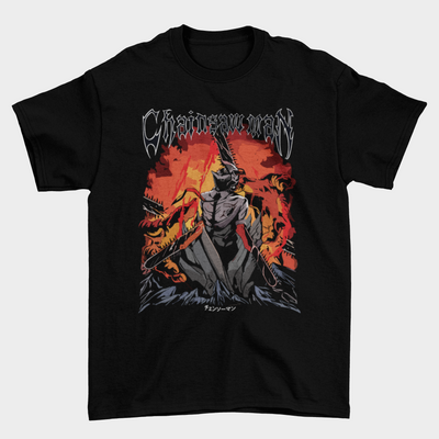 Camiseta Básica Unissex Chainsaw Man