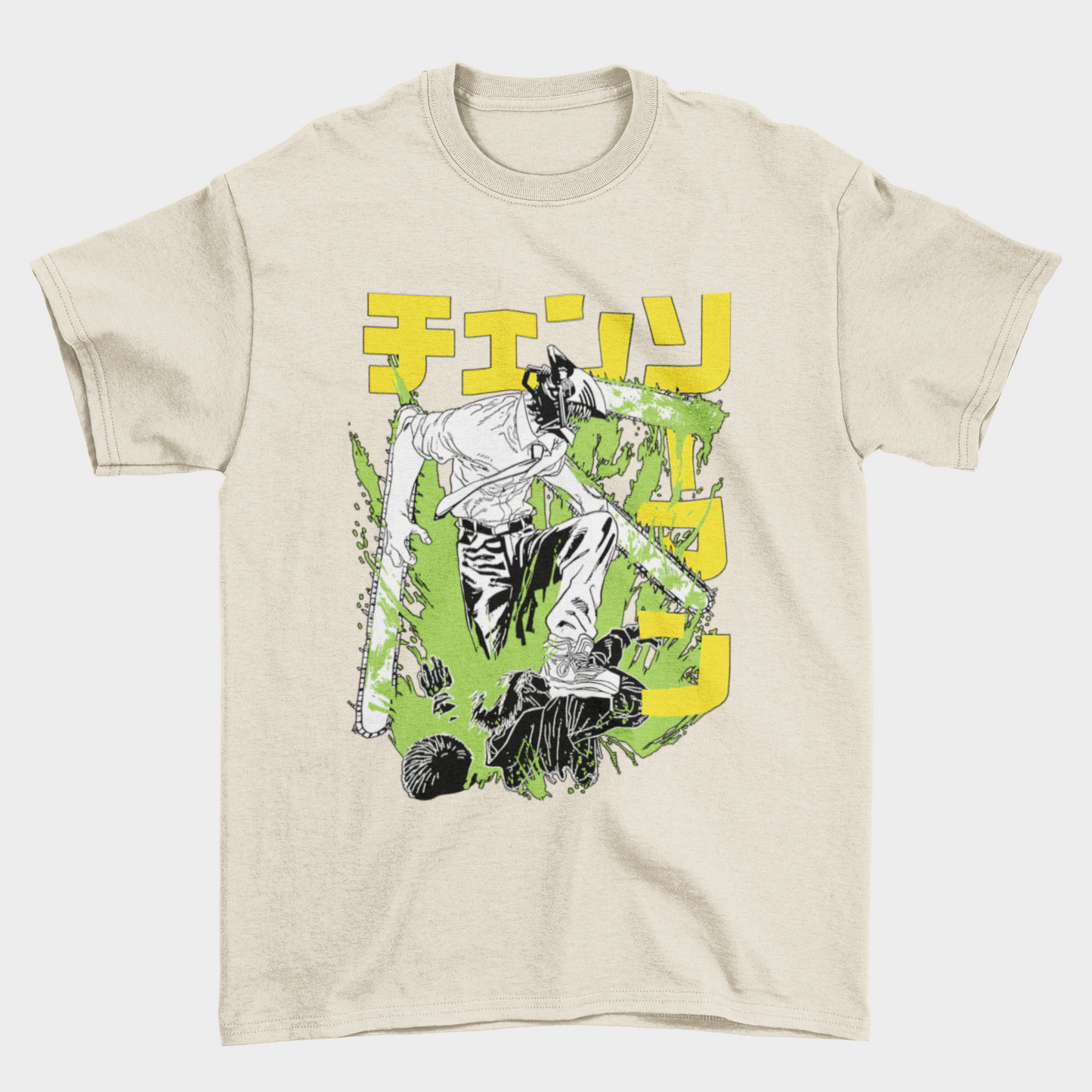 Camiseta Básica Unissex Chainsaw Man Denji Transformed