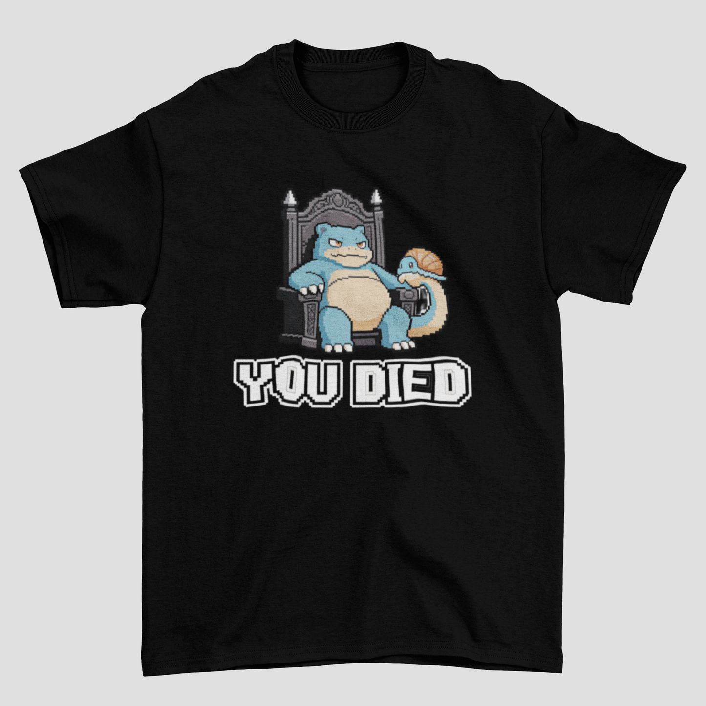Camiseta Básica Unissex Pokemon You Died