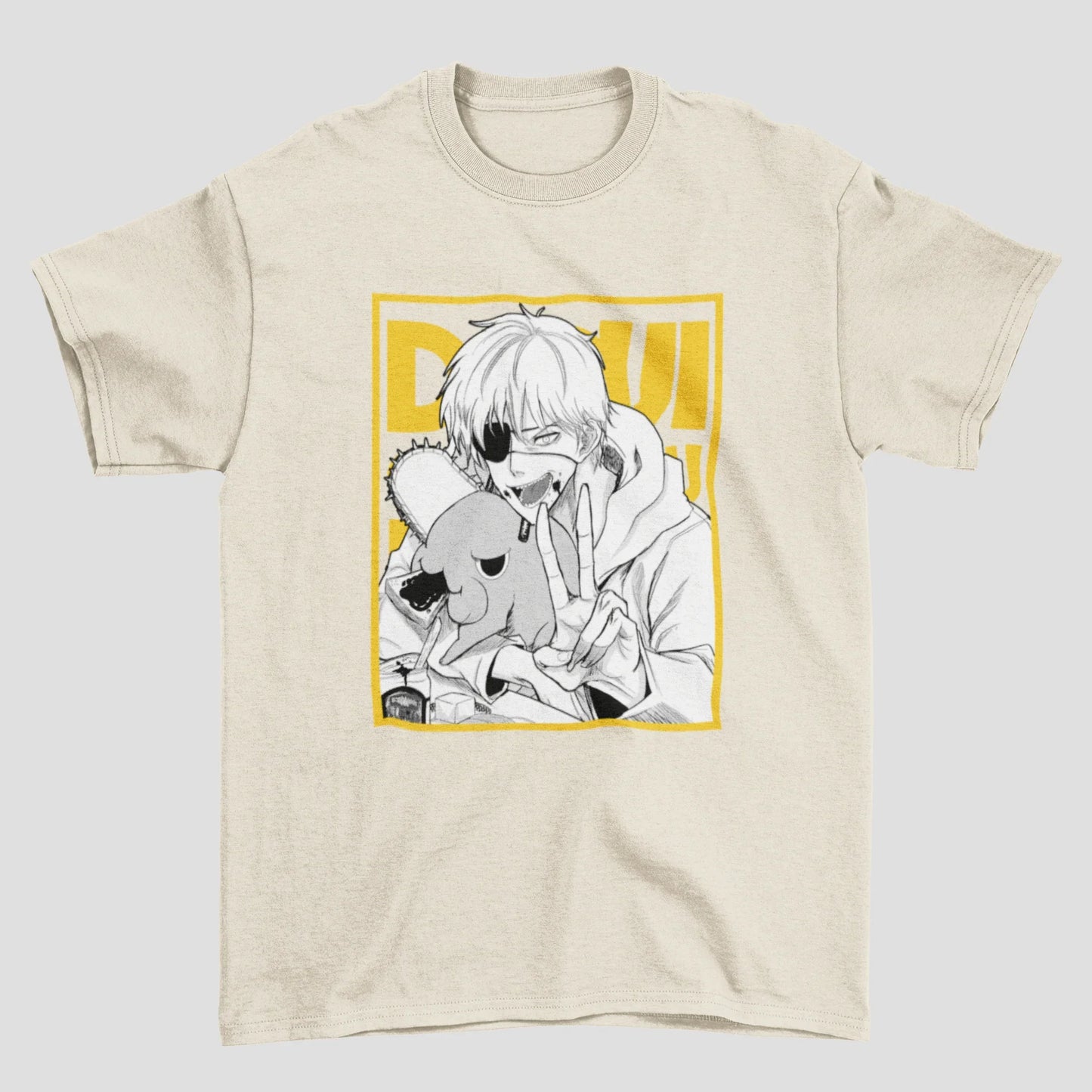 Camiseta Básica Unissex Pochita Demon Chainsaw Man