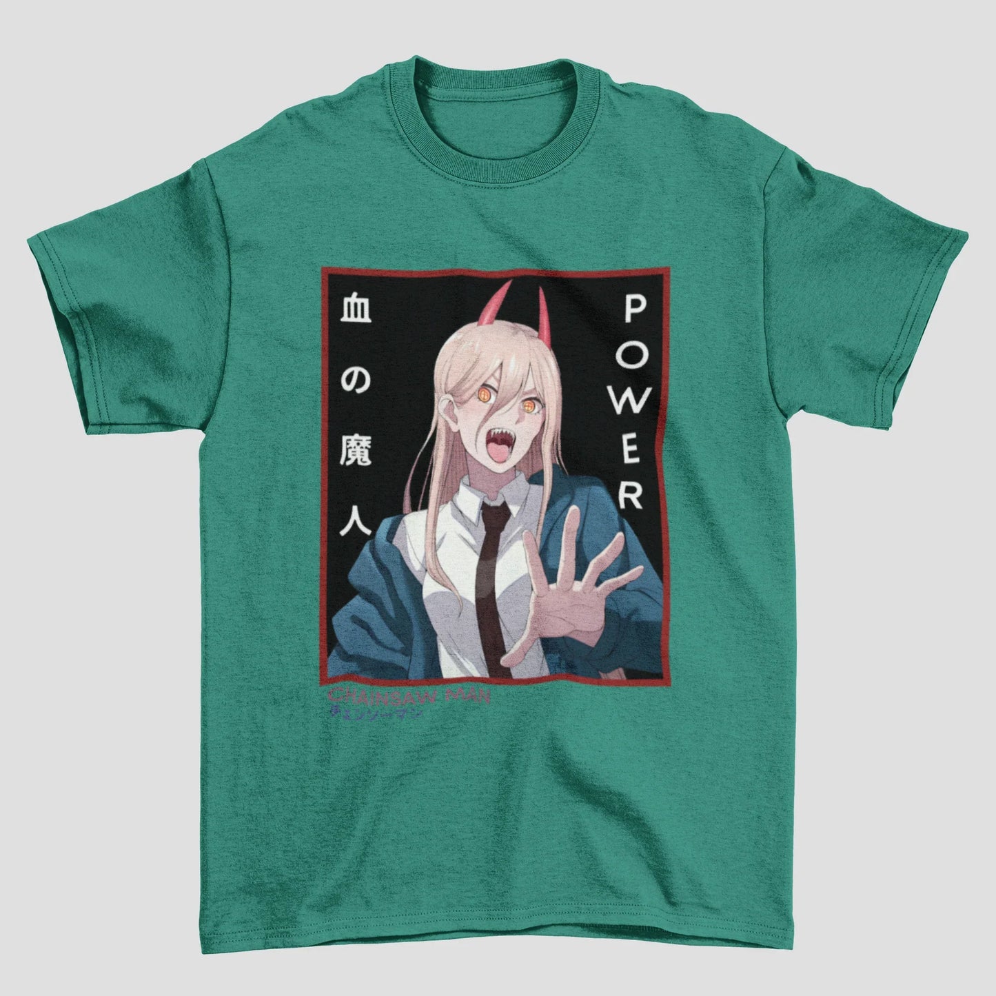 Camiseta Básica Unissex Power Demon Girl Chainsaw Man