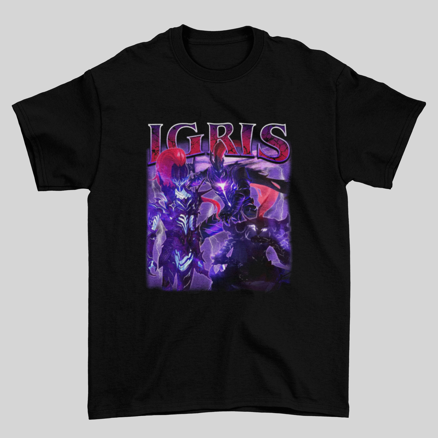 Camiseta Básica Unissex Solo Leveling Igris