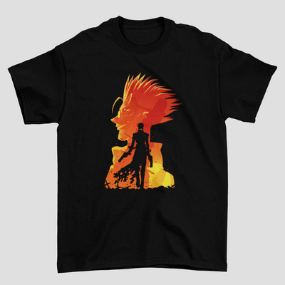 Camiseta Básica Unissex Trigun Silhueta