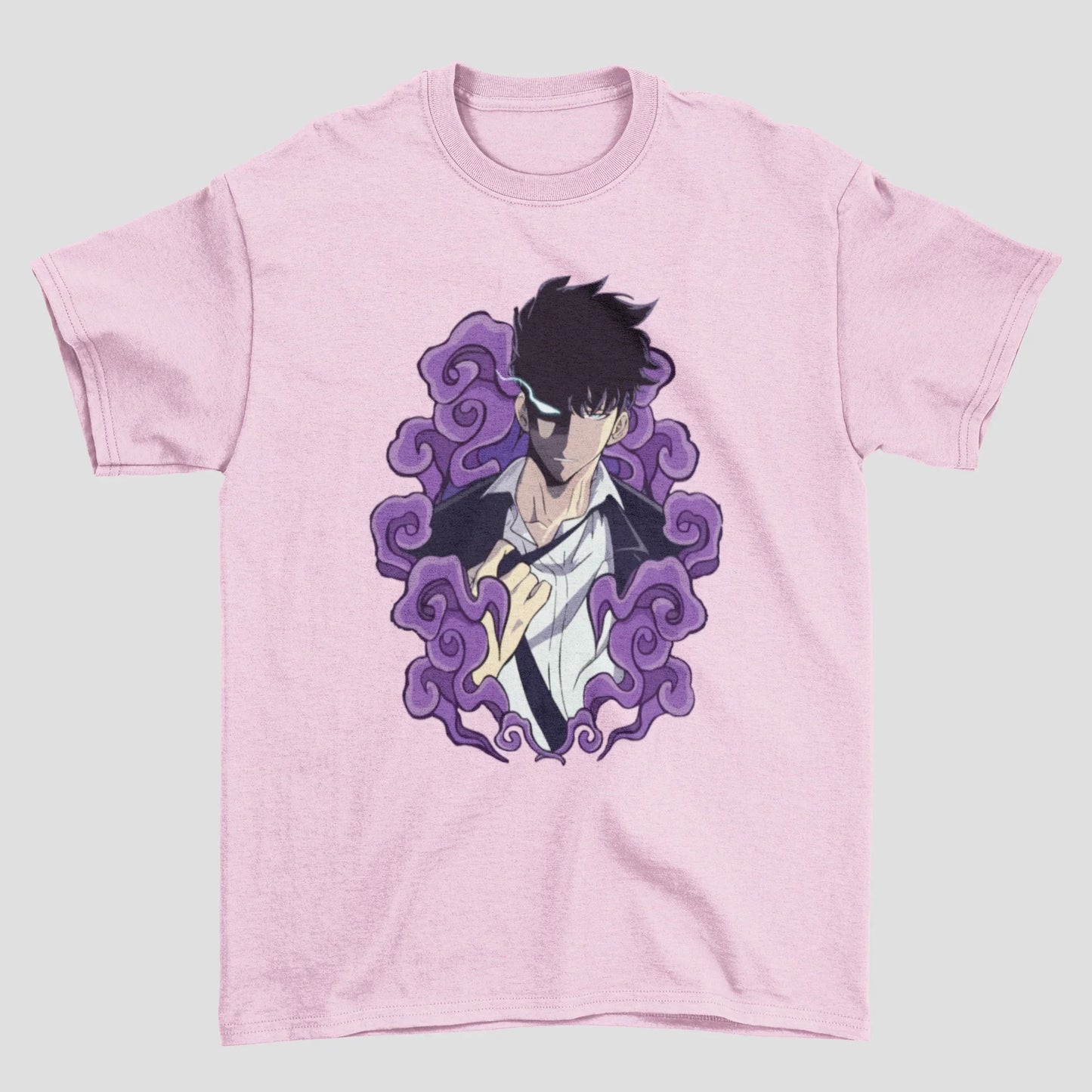Camiseta Básica Unissex Solo Leveling Jinwoo