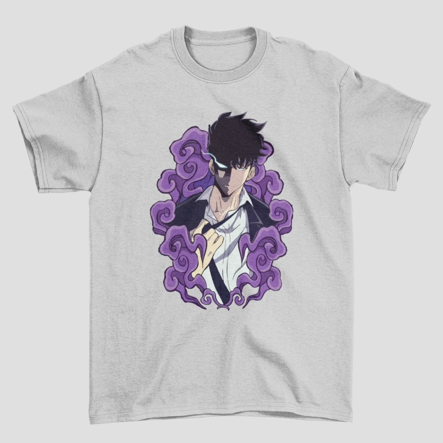 Camiseta Básica Unissex Solo Leveling Jinwoo