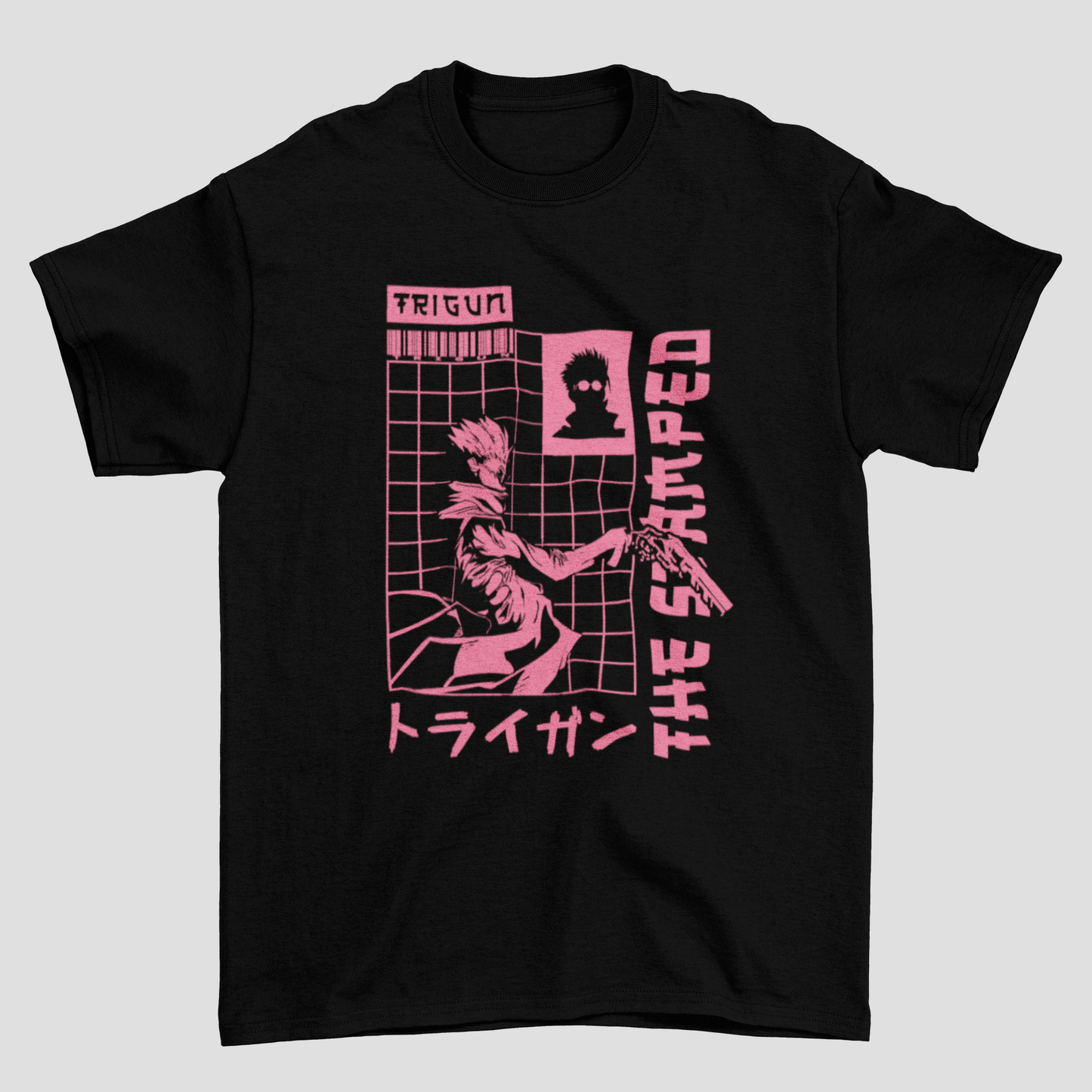 Camiseta Básica Unissex Trigun The Stamped