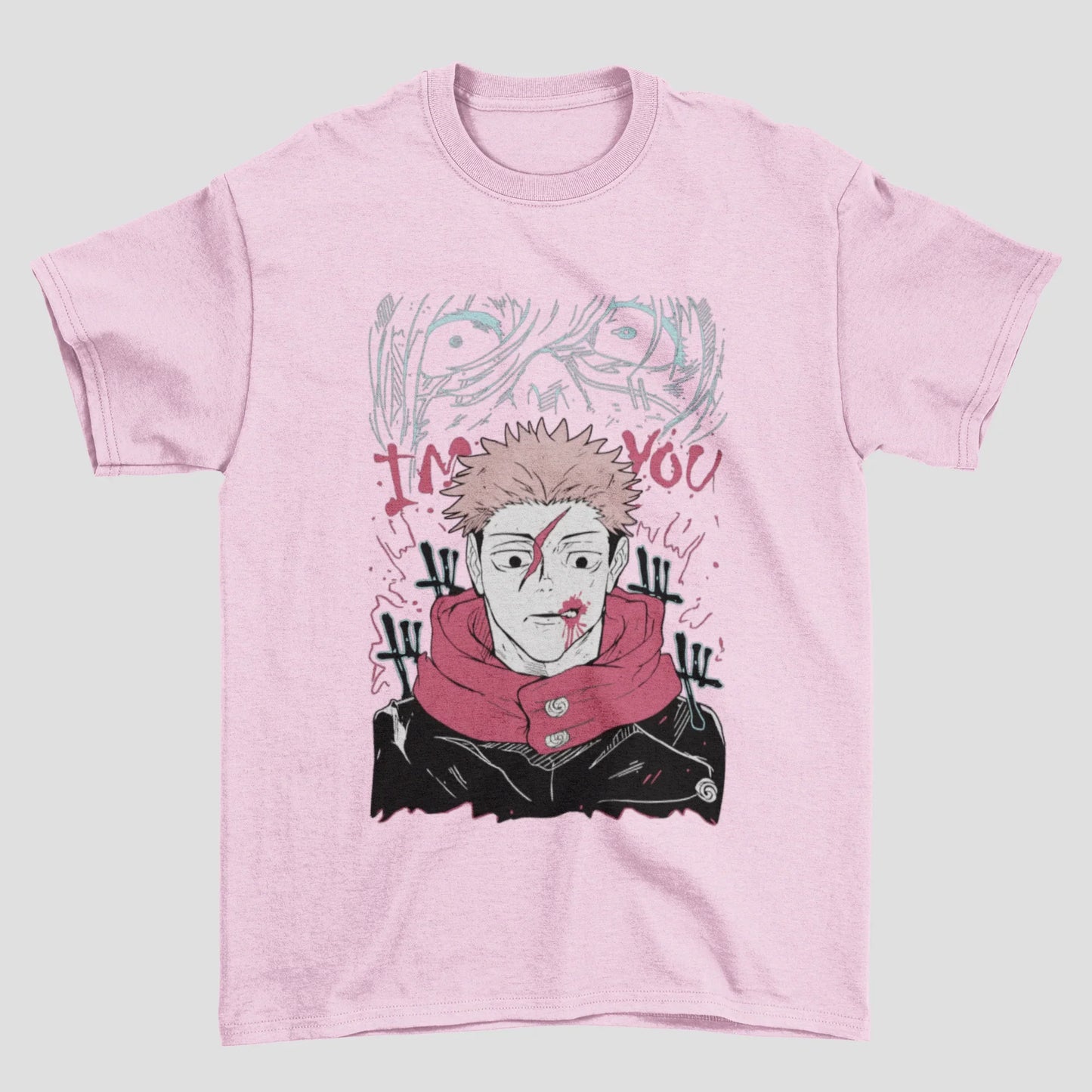 Camiseta Básica Unissex Jujutsu Kaisen Itadori