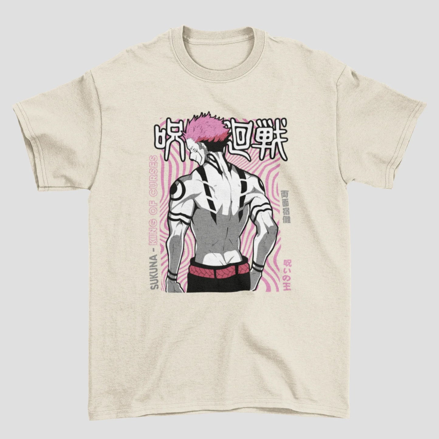 Camiseta Básica Sukuna King of Curse Jujutsu Kaisen