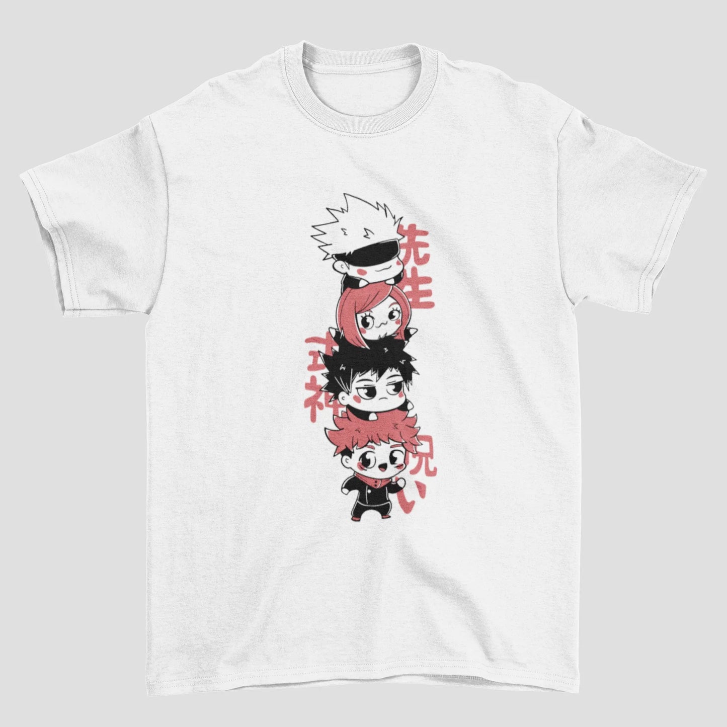 Camiseta Básica Unissex Jujutsu Kaisen Kawaii Sorceress