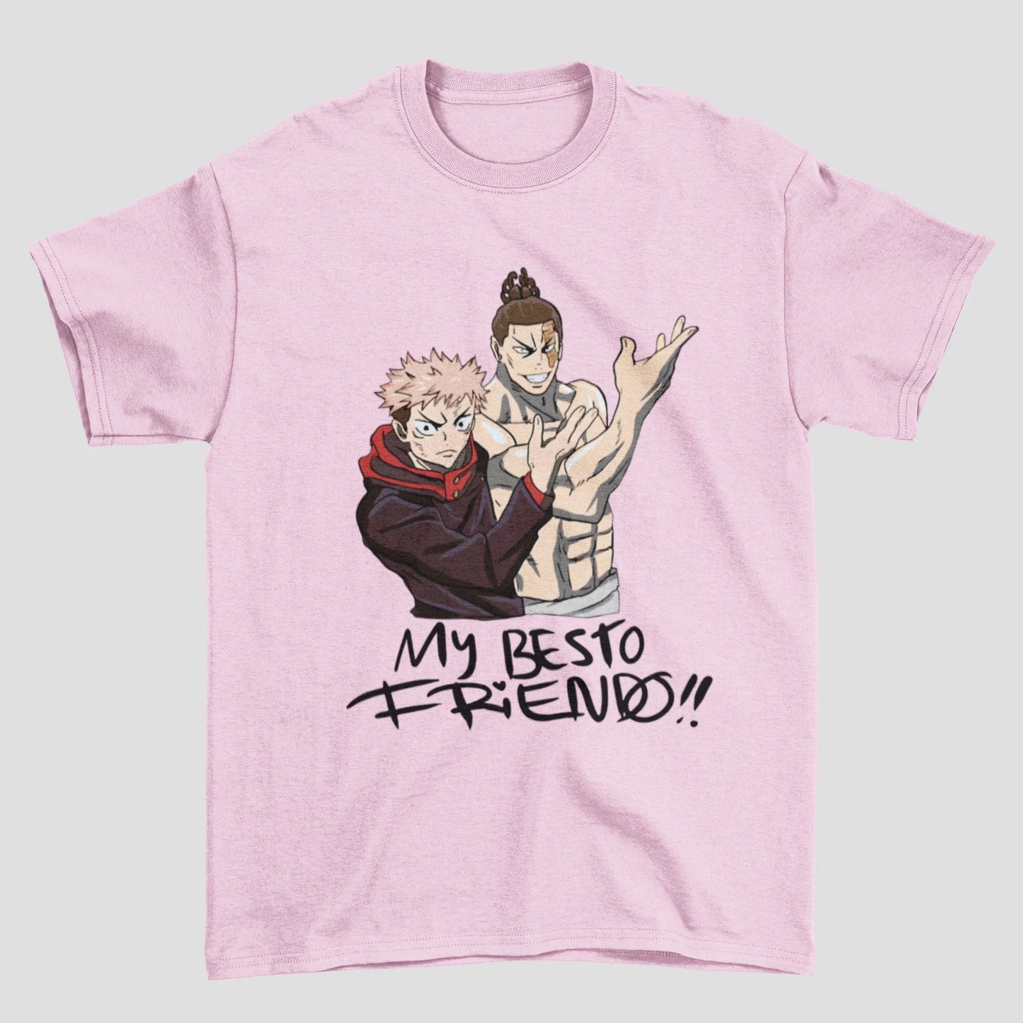 Camiseta Básica Yuji e Todo My Besto Friendo Jujutsu Kaisen
