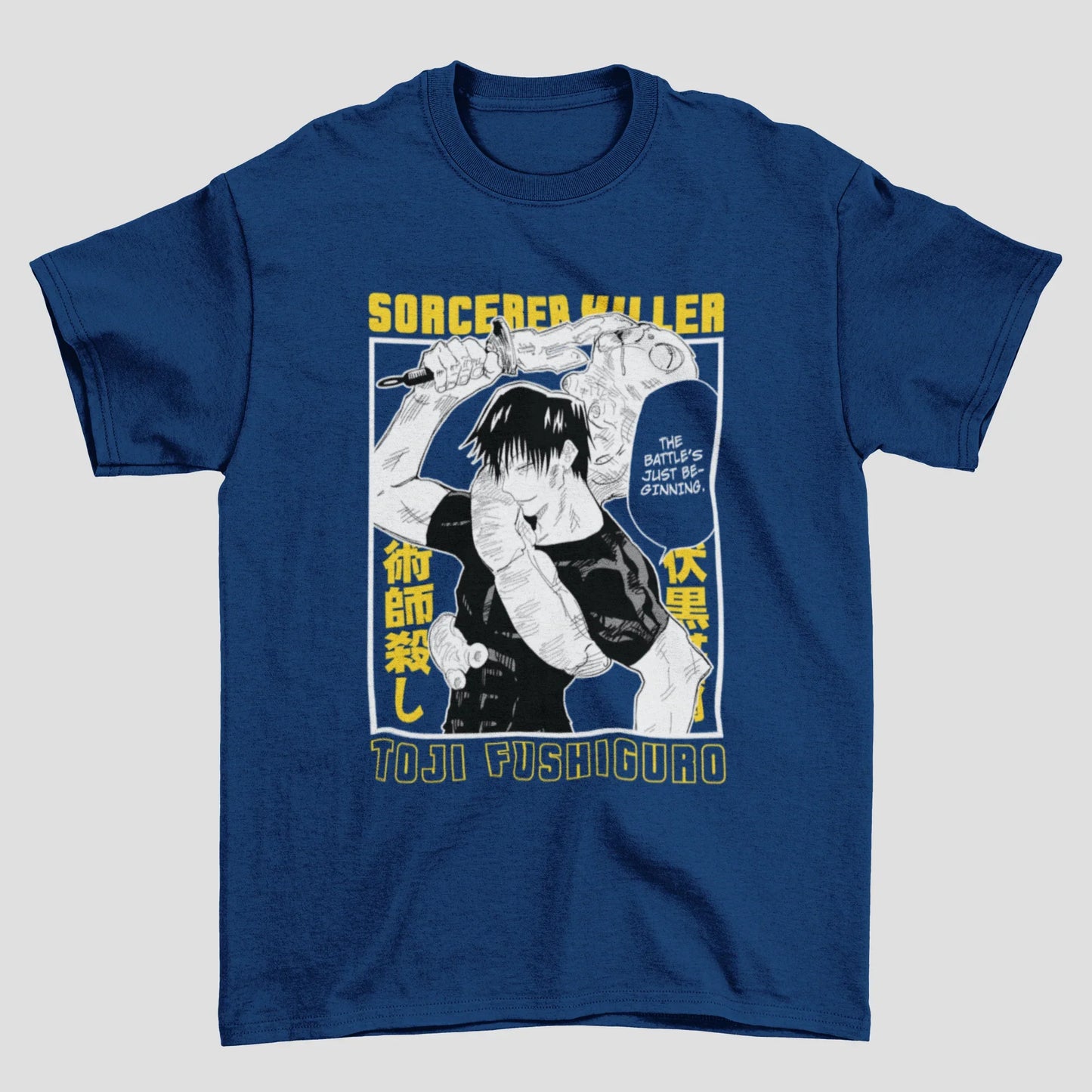 Camiseta Básica Fushiguro Toji Jujutsu Kaisen