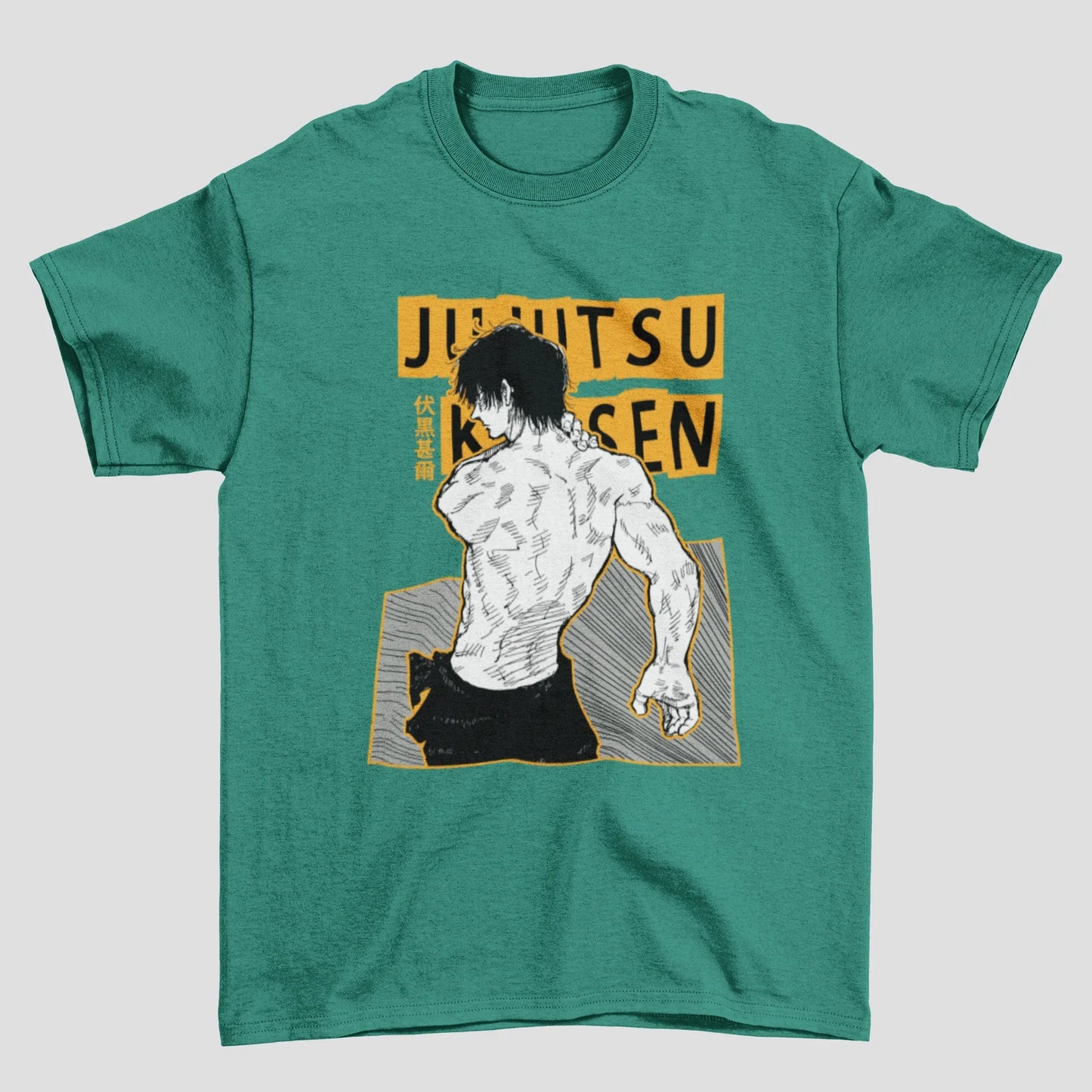 Camiseta Básica Unissex Fushiguro Toji Fashion Jujutsu Kaisen