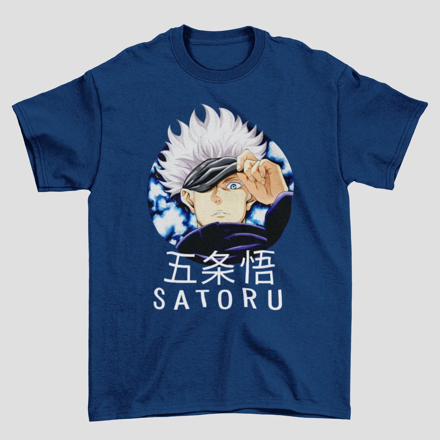 Camiseta Básica Unissex Angry Gojo Satoru Jujutsu Kaisen