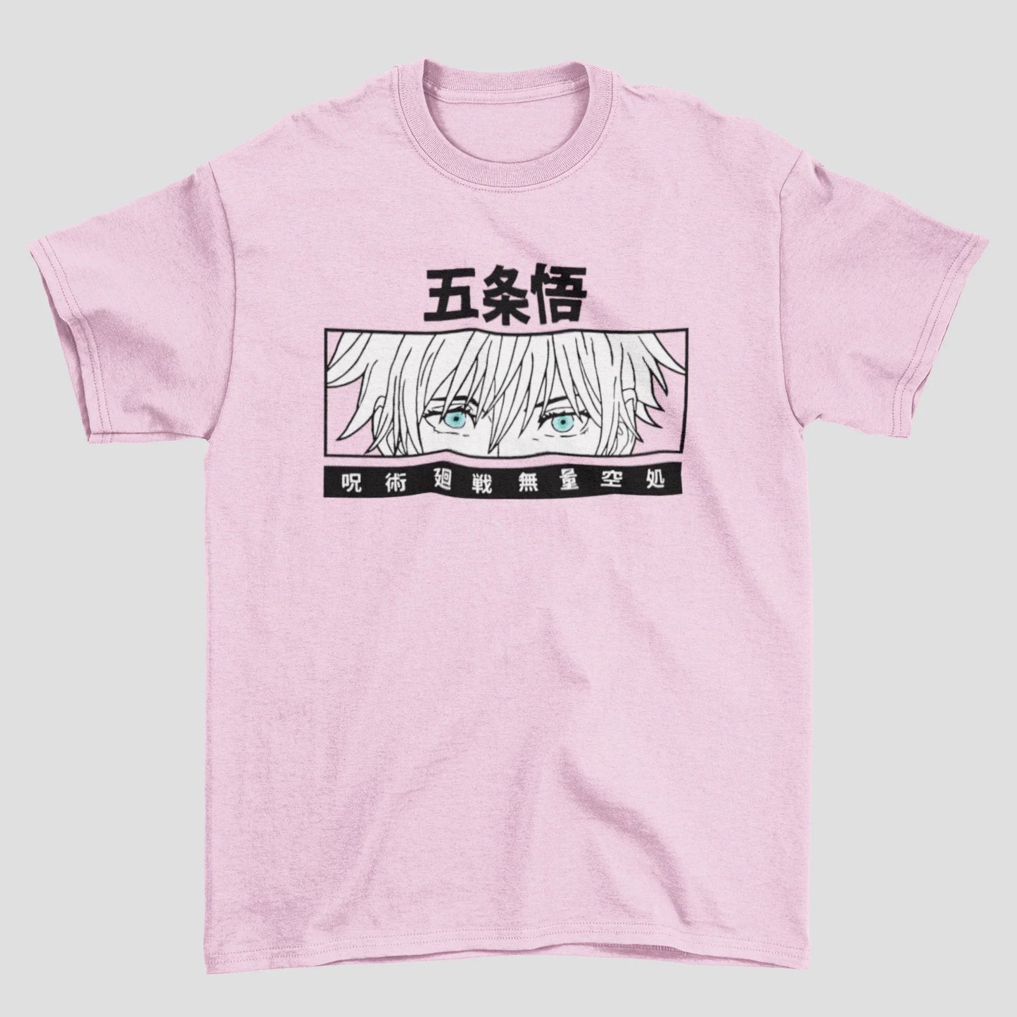 Camiseta Básica Unissex Jujutsu Kaisen Blue Eyes