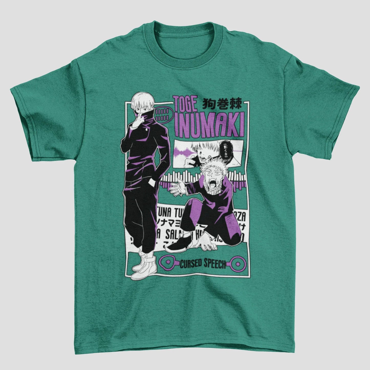 Camiseta Básica Unissex Toge Inumaki Cursed Speech Jujutsu Kaisen