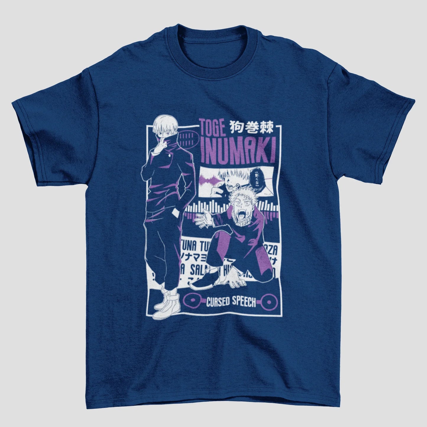 Camiseta Básica Unissex Toge Inumaki Cursed Speech Jujutsu Kaisen