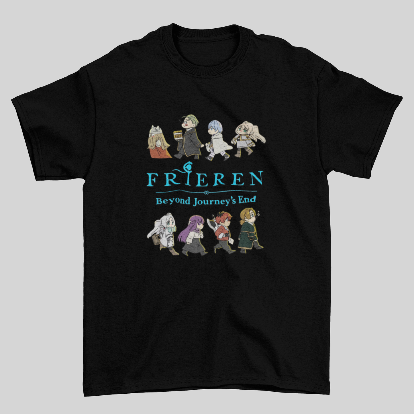 Camiseta Básica Unissex Frieren Personagens