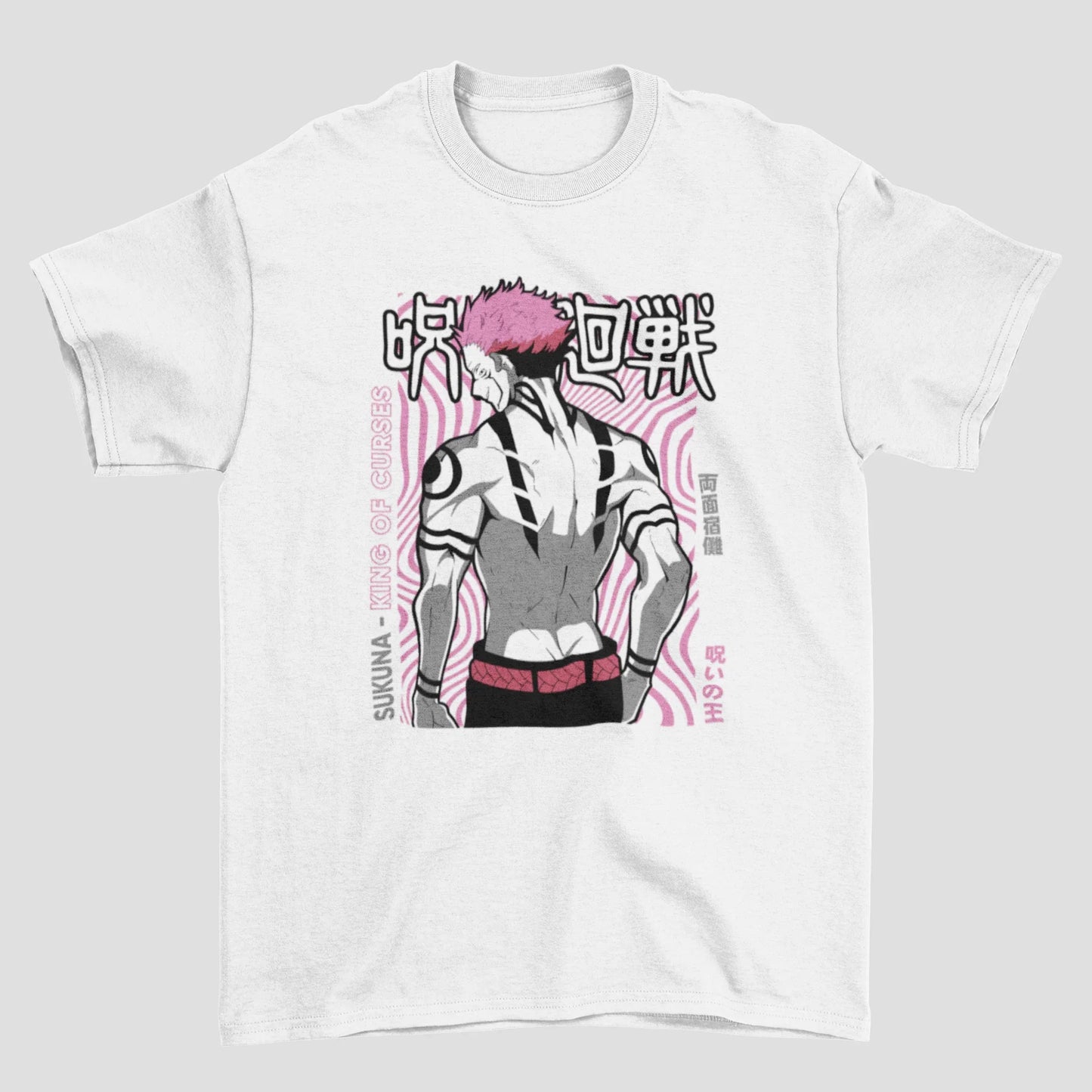 Camiseta Básica Sukuna King of Curse Jujutsu Kaisen