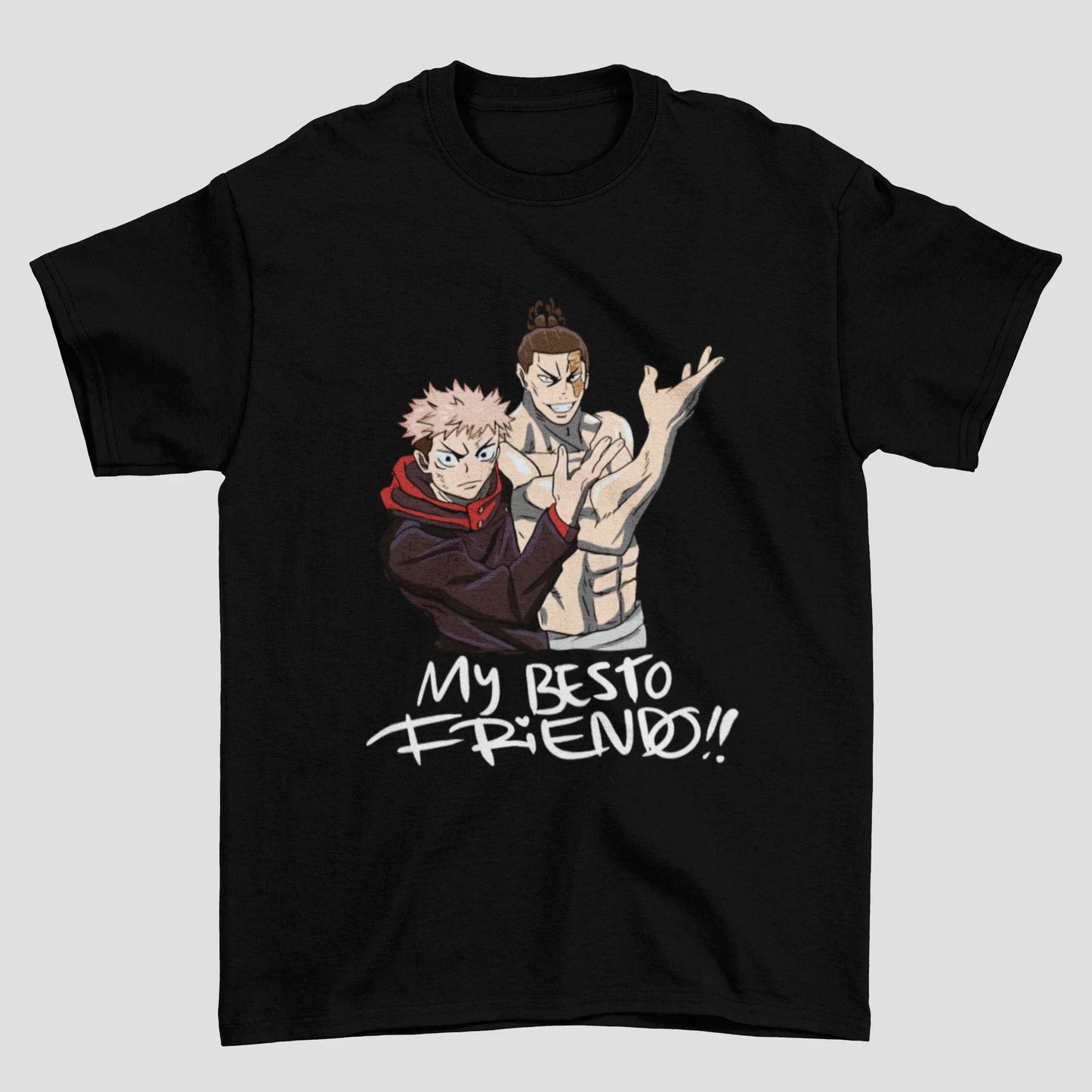 Camiseta Básica Yuji e Todo My Besto Friendo Jujutsu Kaisen