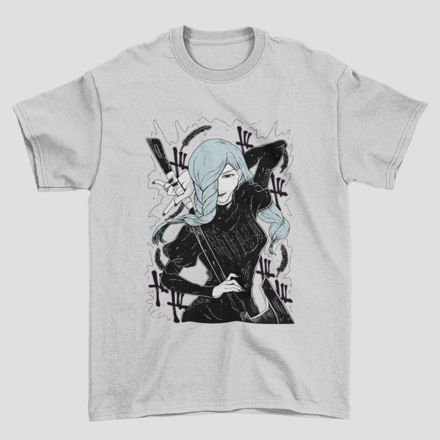 Camiseta Básica Unissex Jujutsu Kaisen Mei Graphic