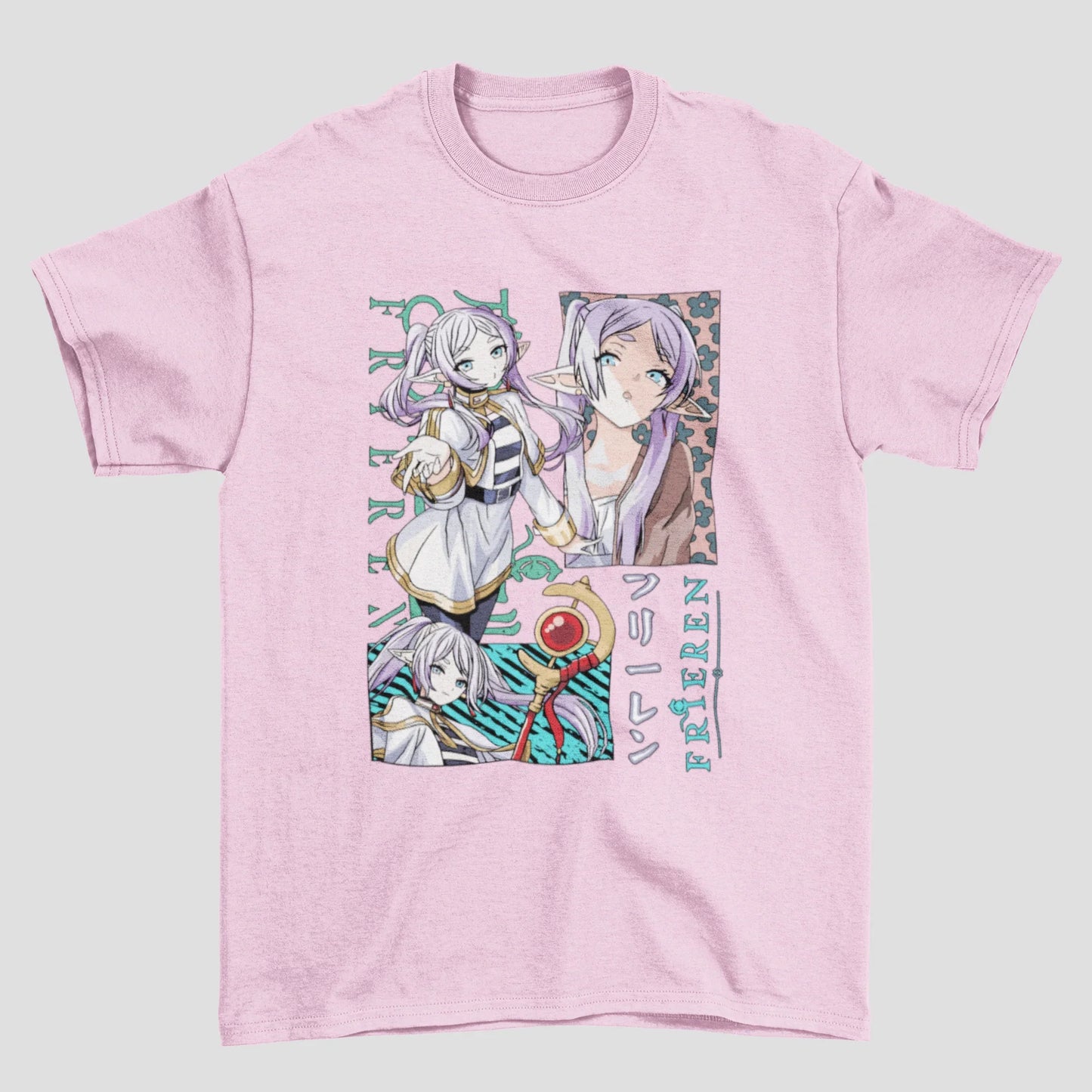 Camiseta Básica Unissex Frieren Aesthetic