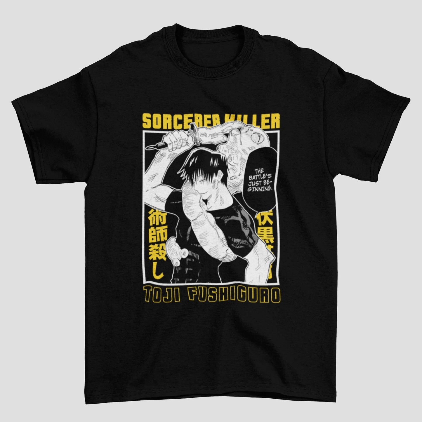 Camiseta Básica Fushiguro Toji Jujutsu Kaisen