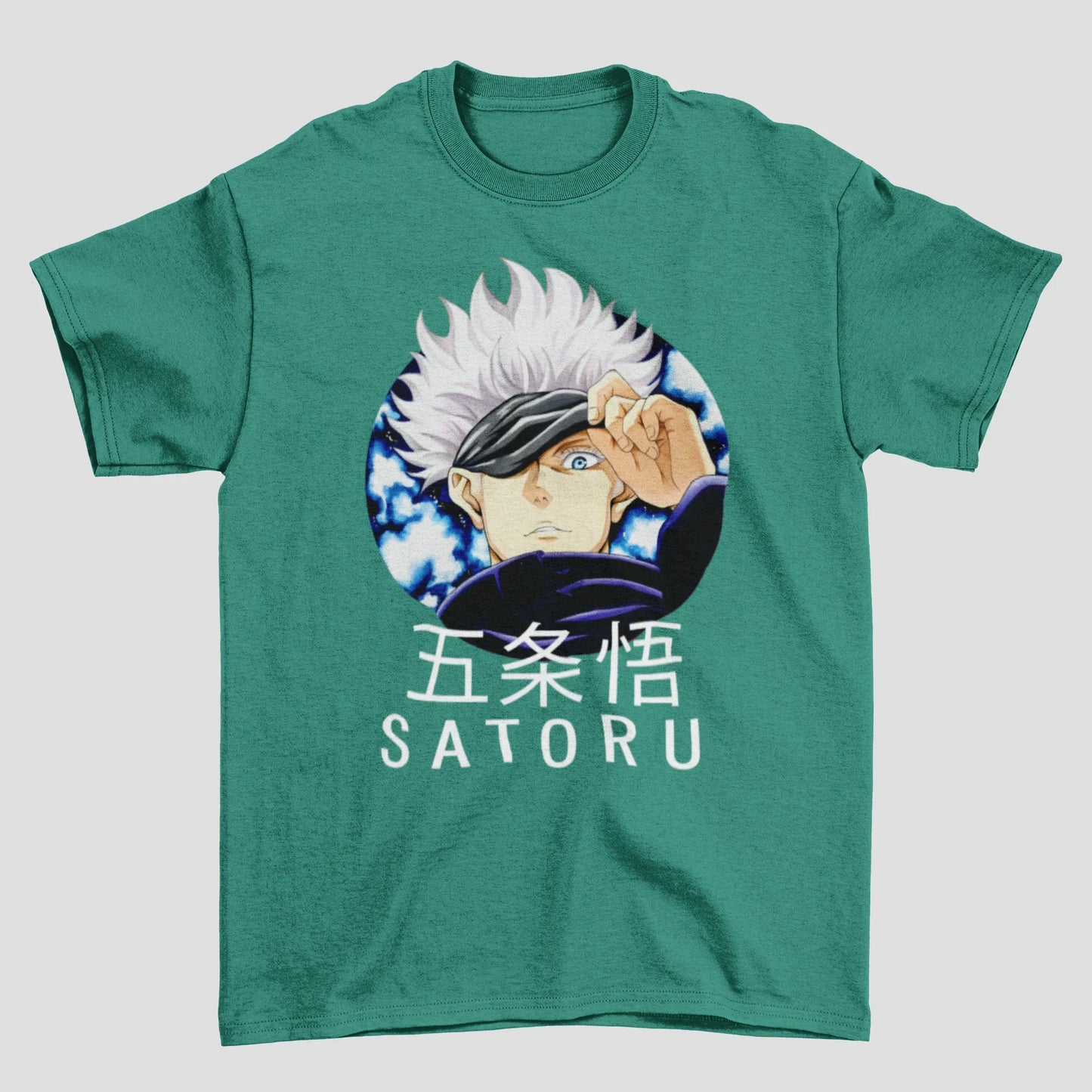Camiseta Básica Unissex Angry Gojo Satoru Jujutsu Kaisen