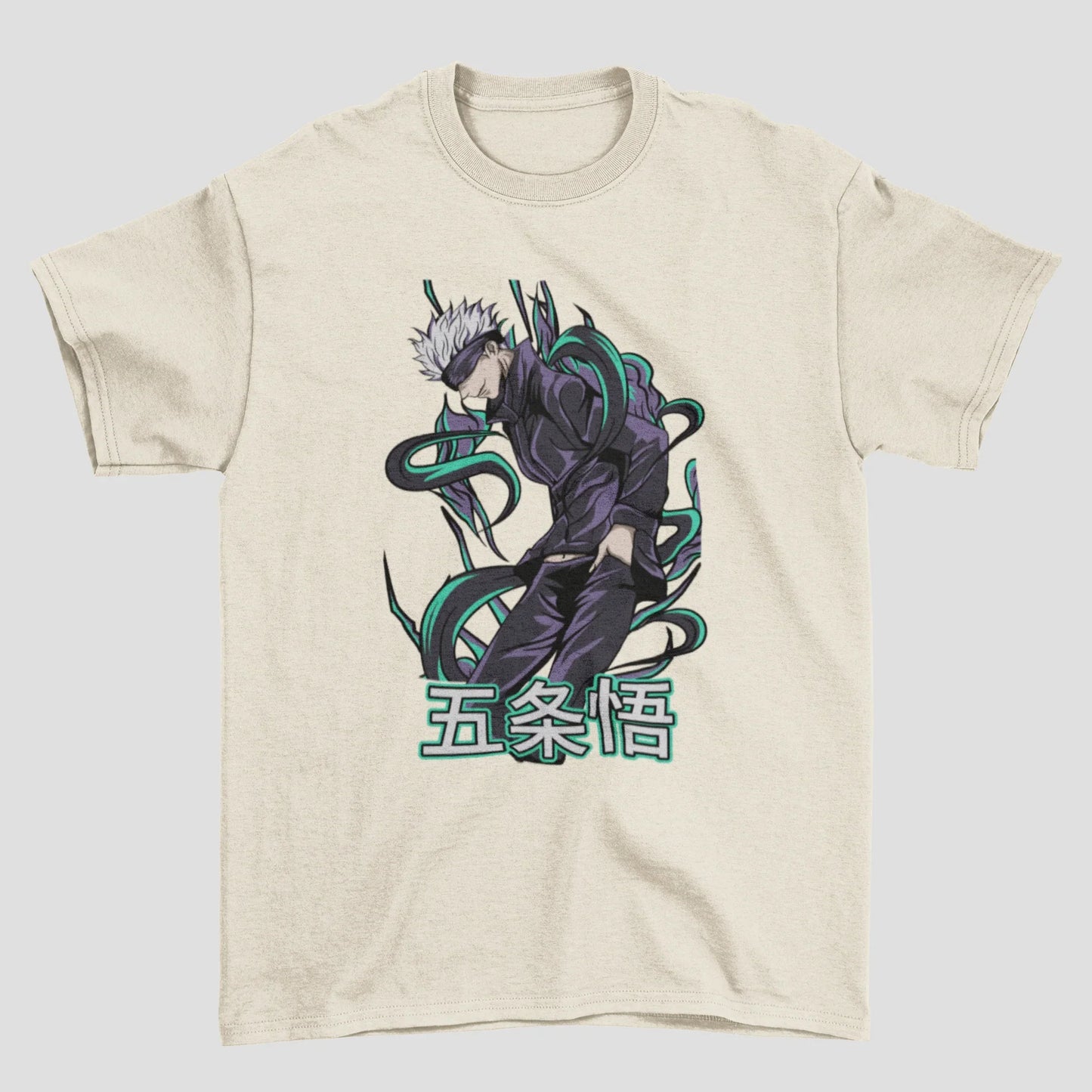 Camiseta Básica Satoru Gojo Jujutsu Kaisen