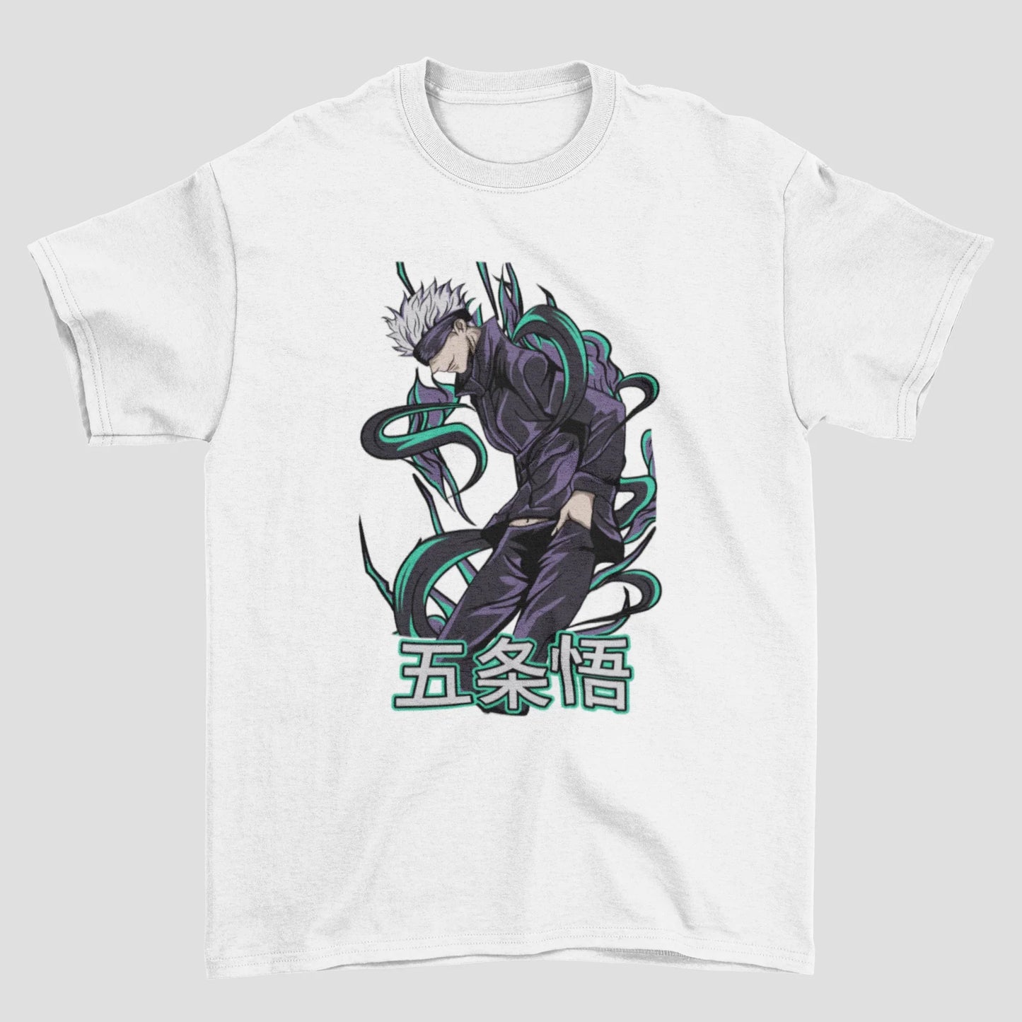 Camiseta Básica Satoru Gojo Jujutsu Kaisen